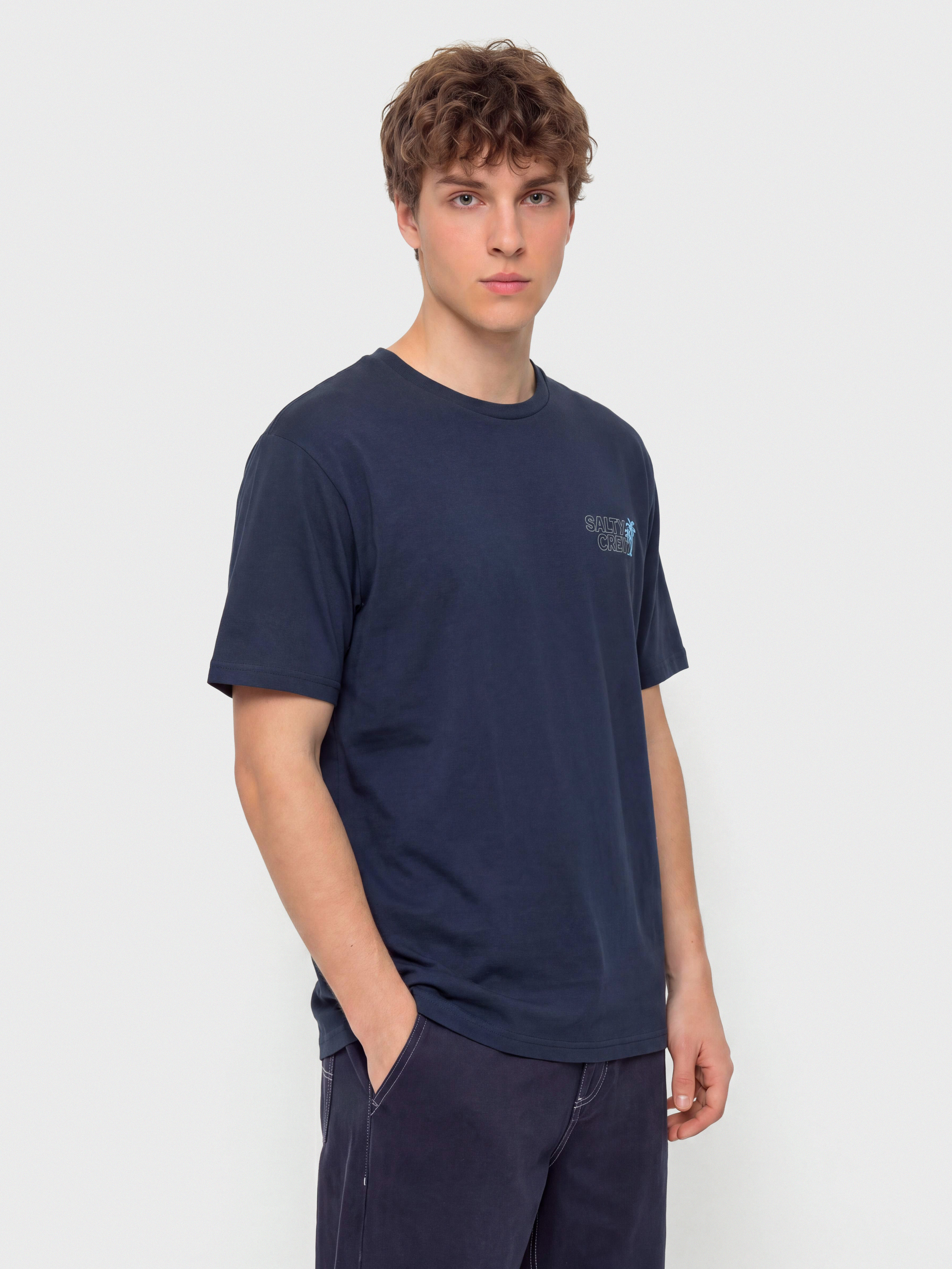Tričko Salty Crew A Frame Crossover (navy)