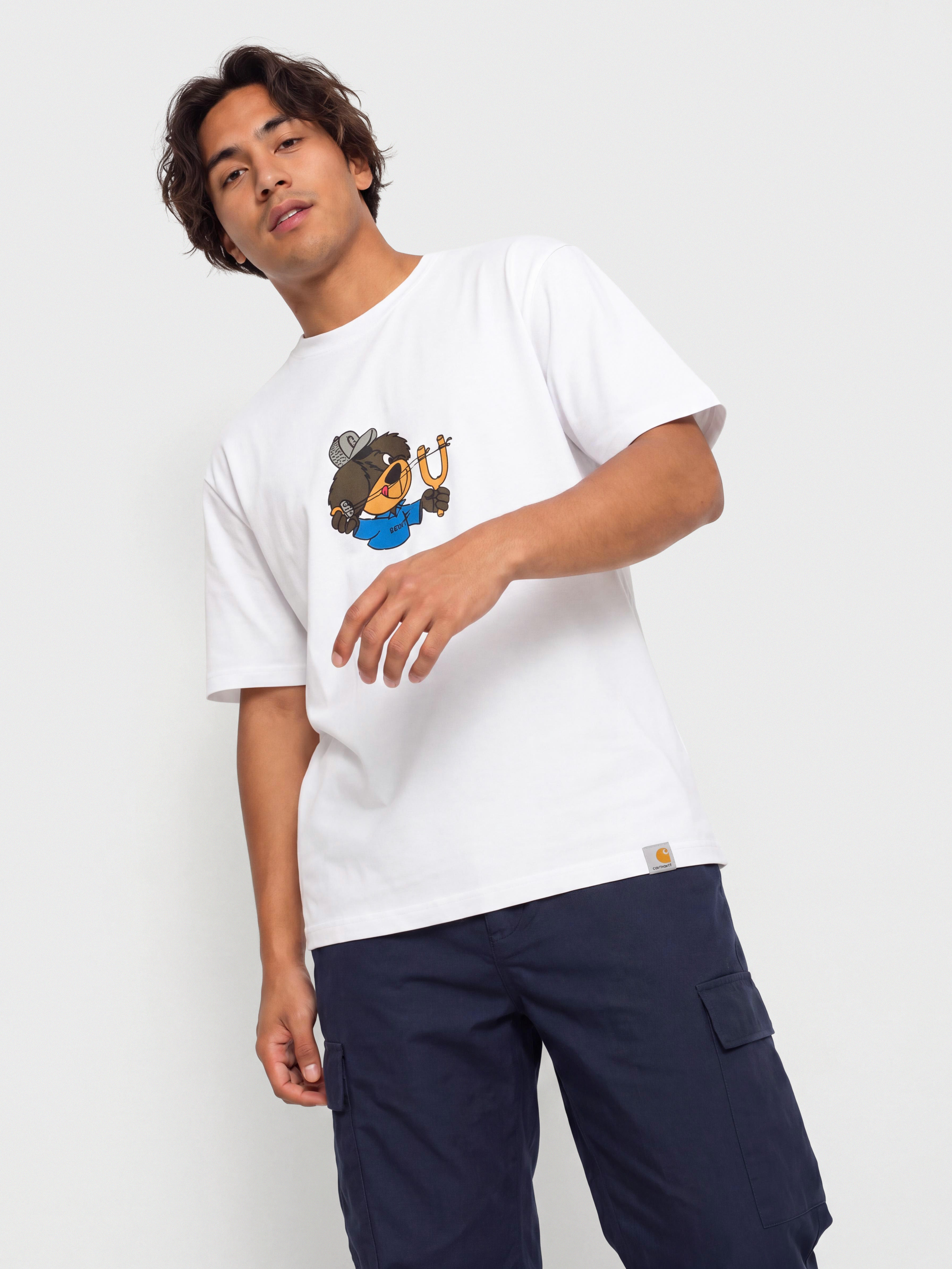 Triu010dko Carhartt WIP Slingshot (white/heavy enzyme wash)