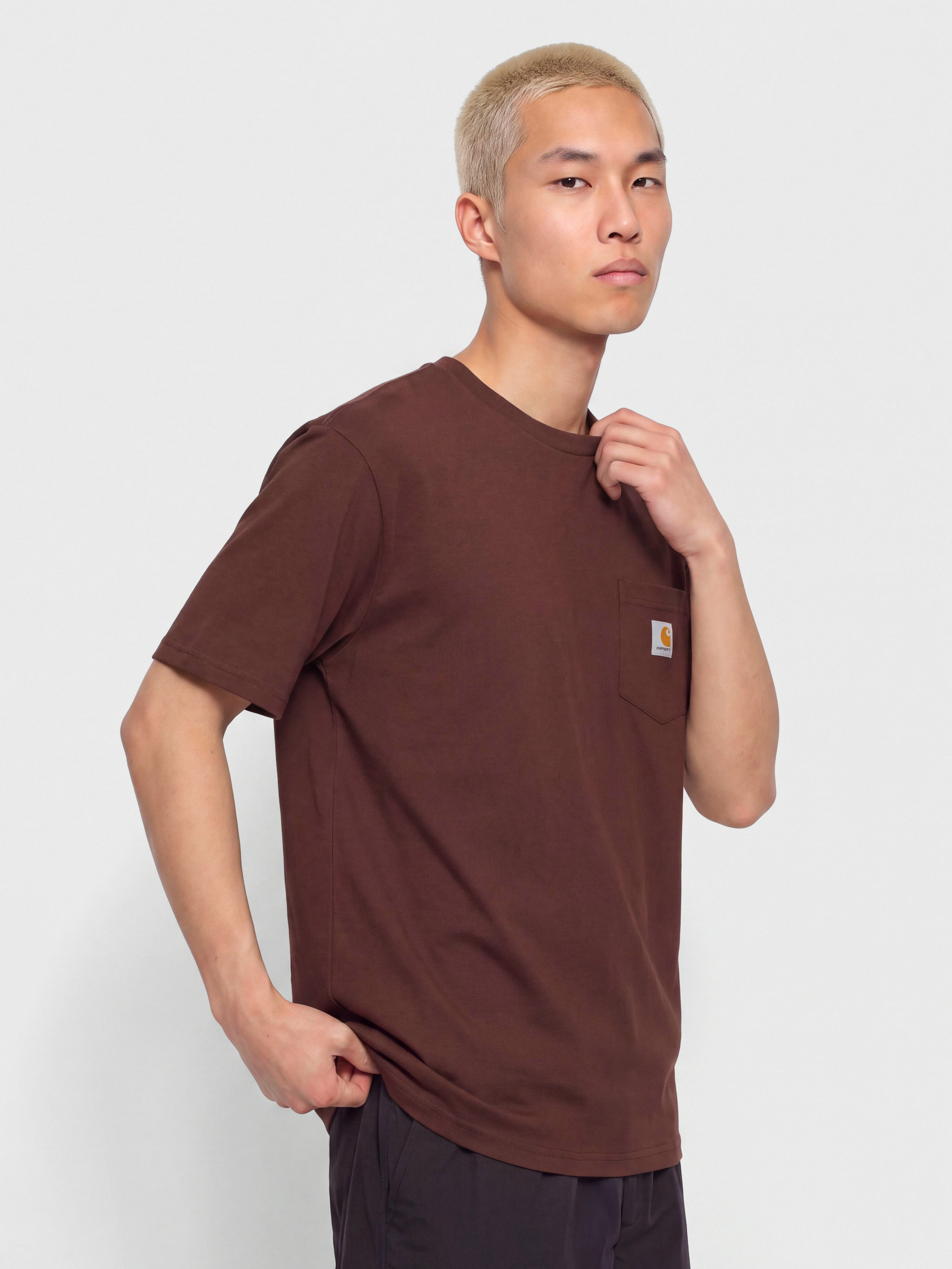 Tričko Carhartt WIP Pocket (amarone)