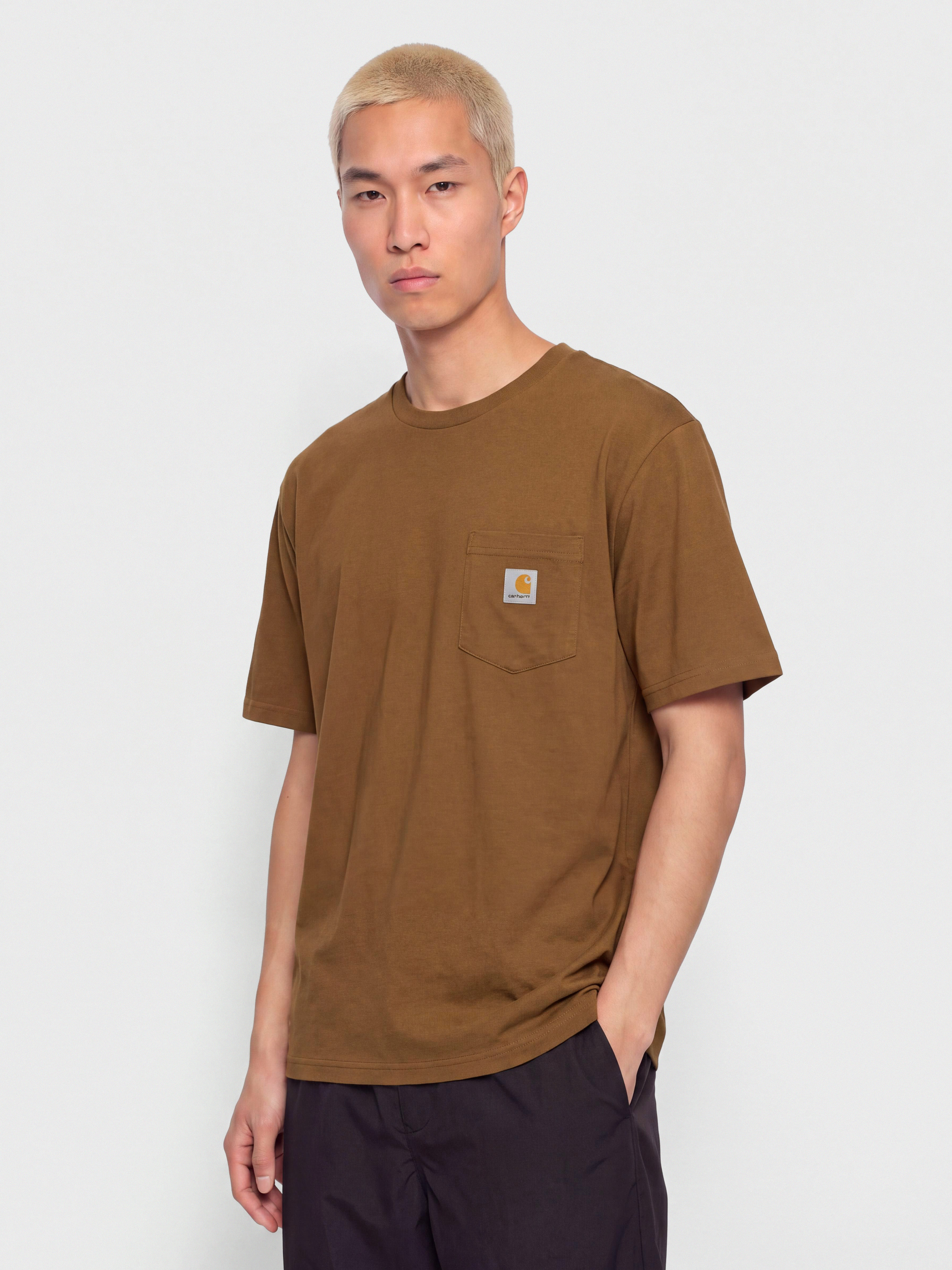 Tričko Carhartt WIP Pocket (wip h brown)