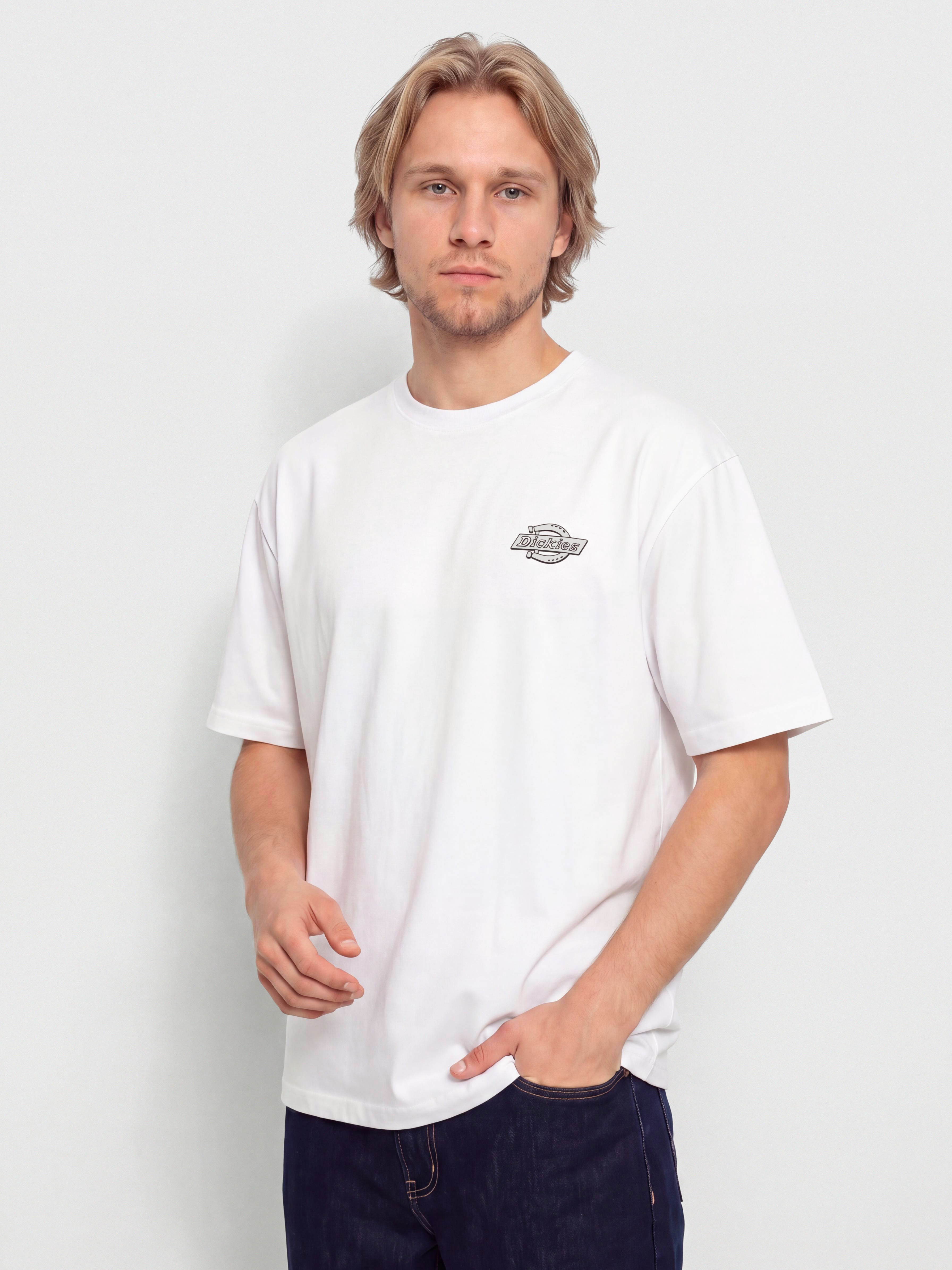 Tričko Dickies Millville (white)