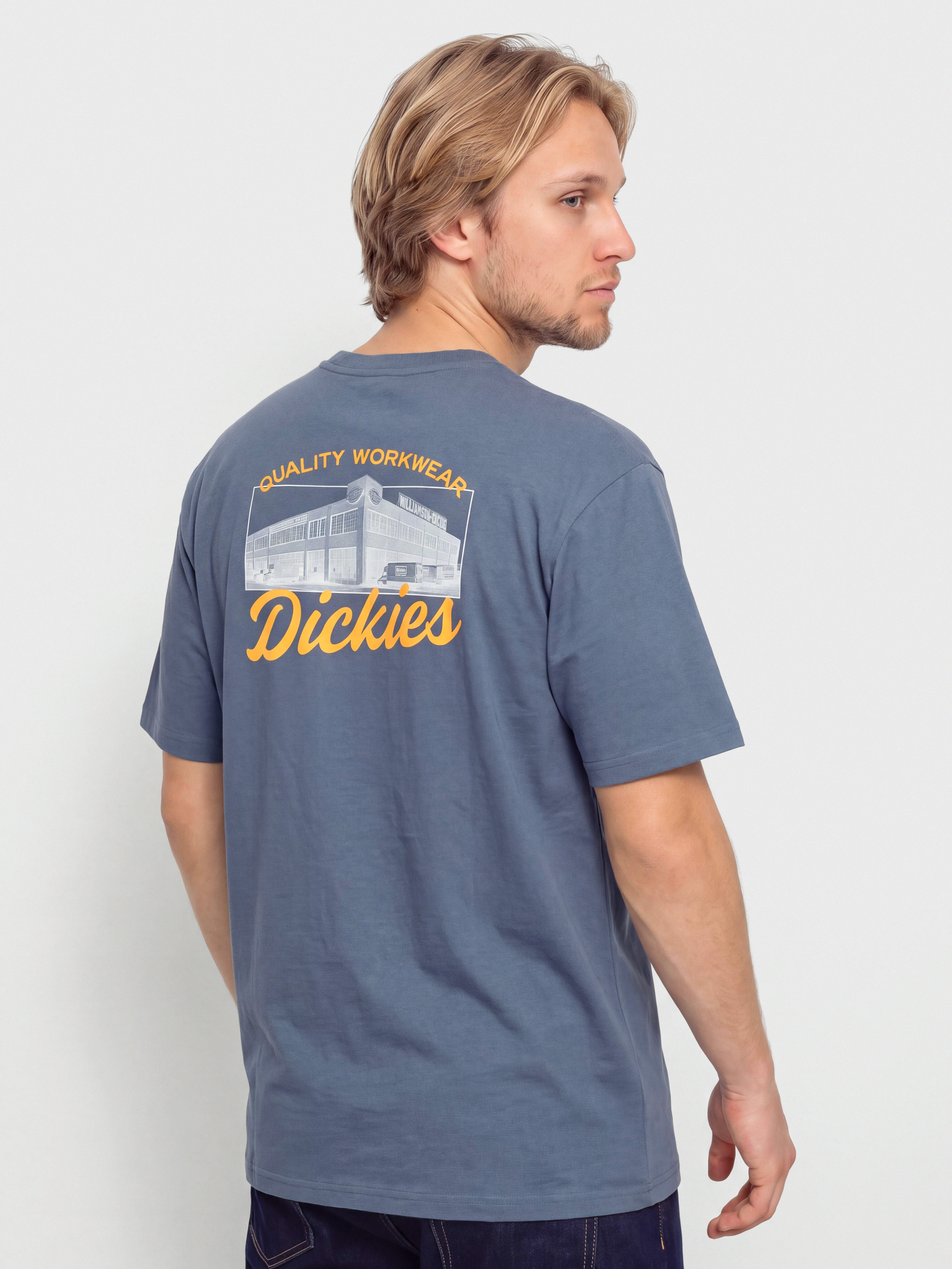 Tričko Dickies Wellsville (retro indigo)