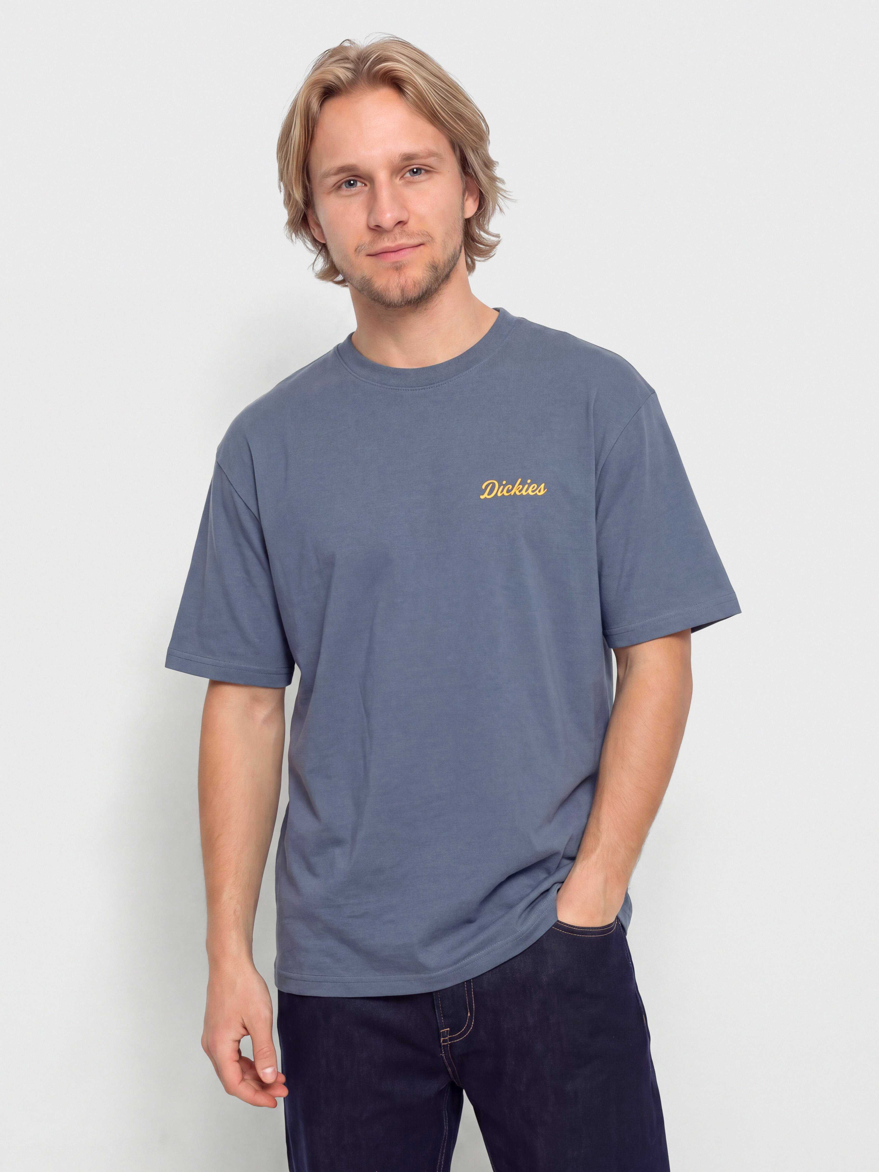 Tričko Dickies Wellsville (retro indigo)