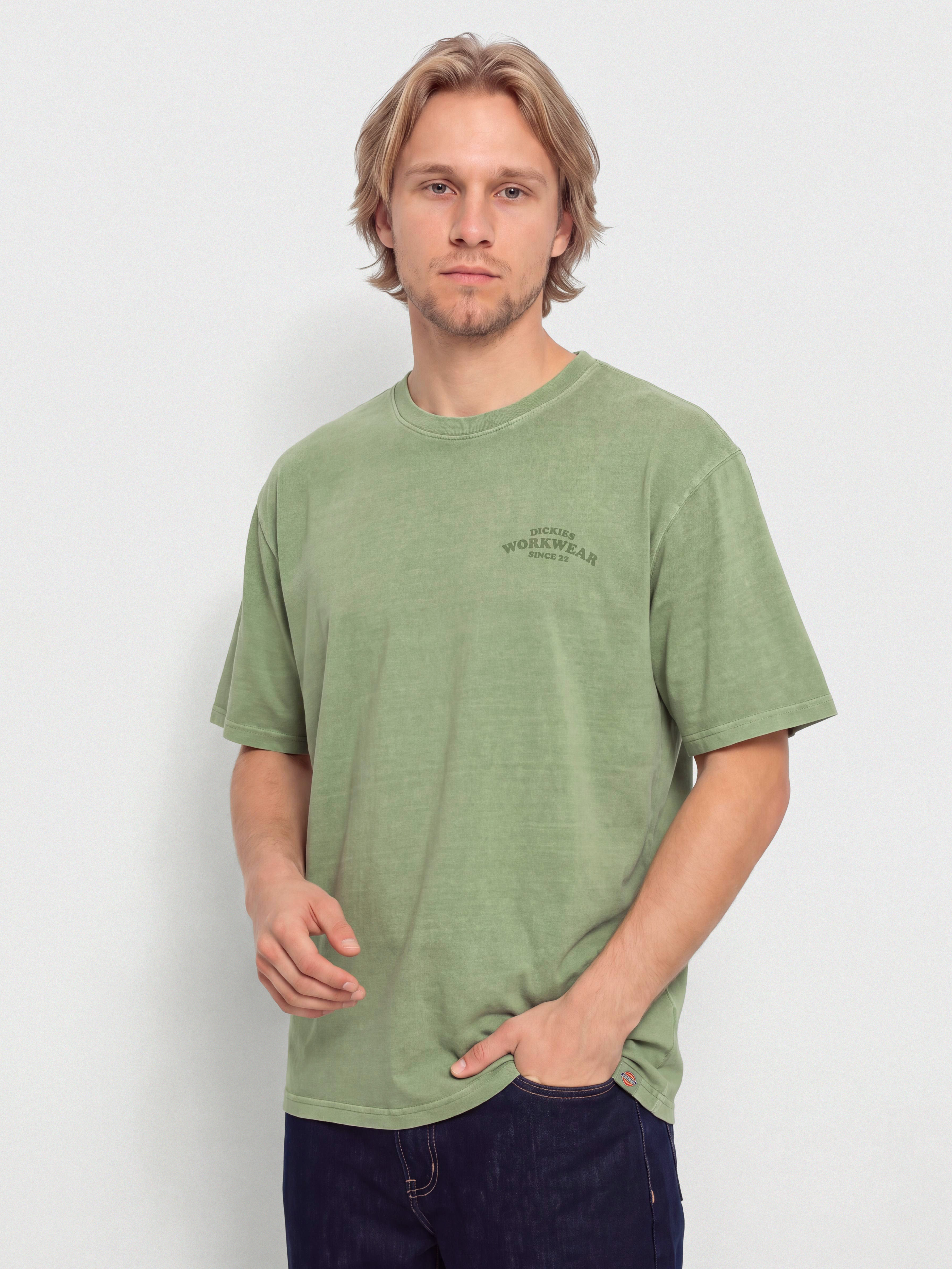 Tričko Dickies Christiana (sea spray)