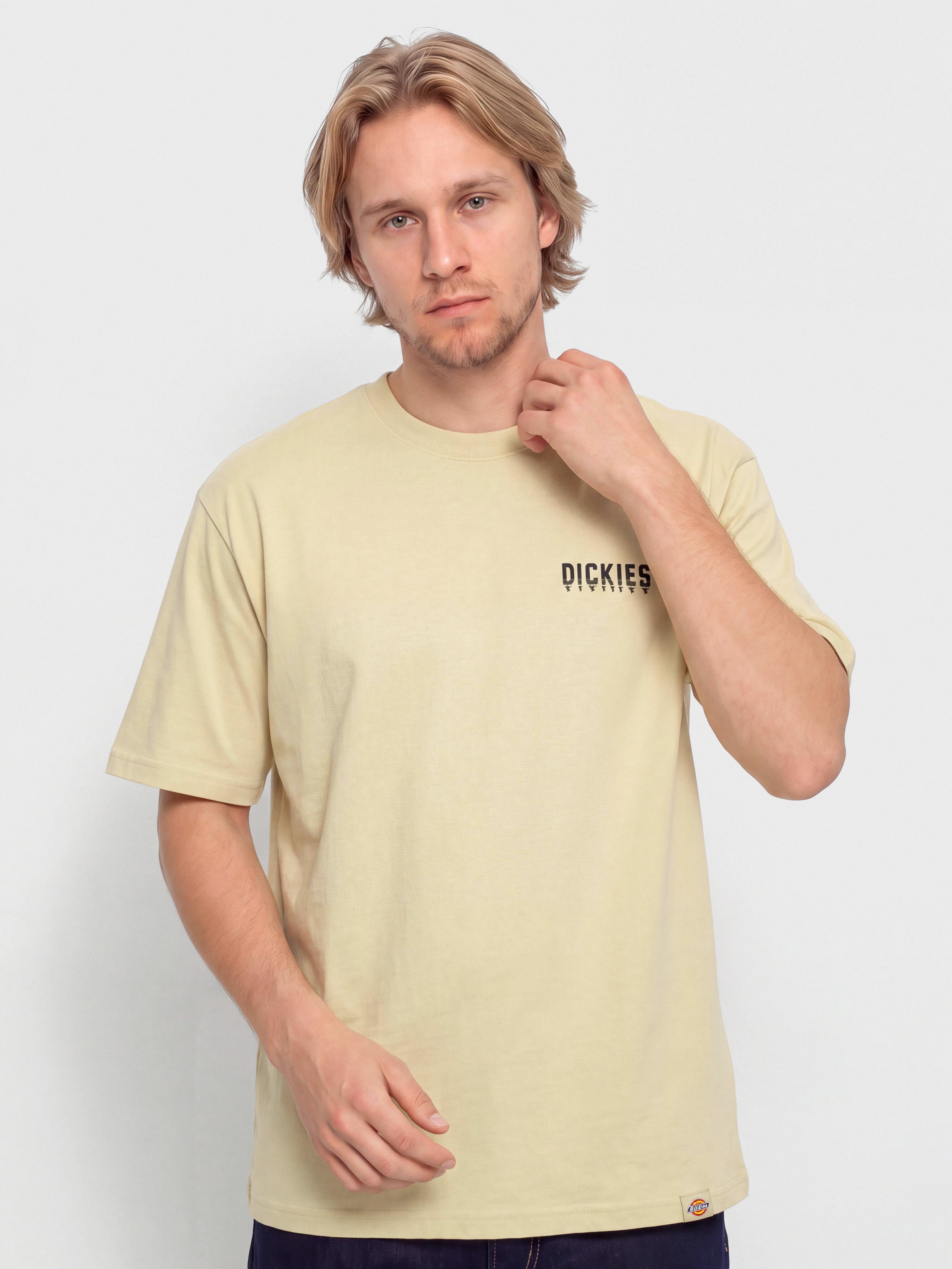 Tričko Dickies Pelham (wood ash)
