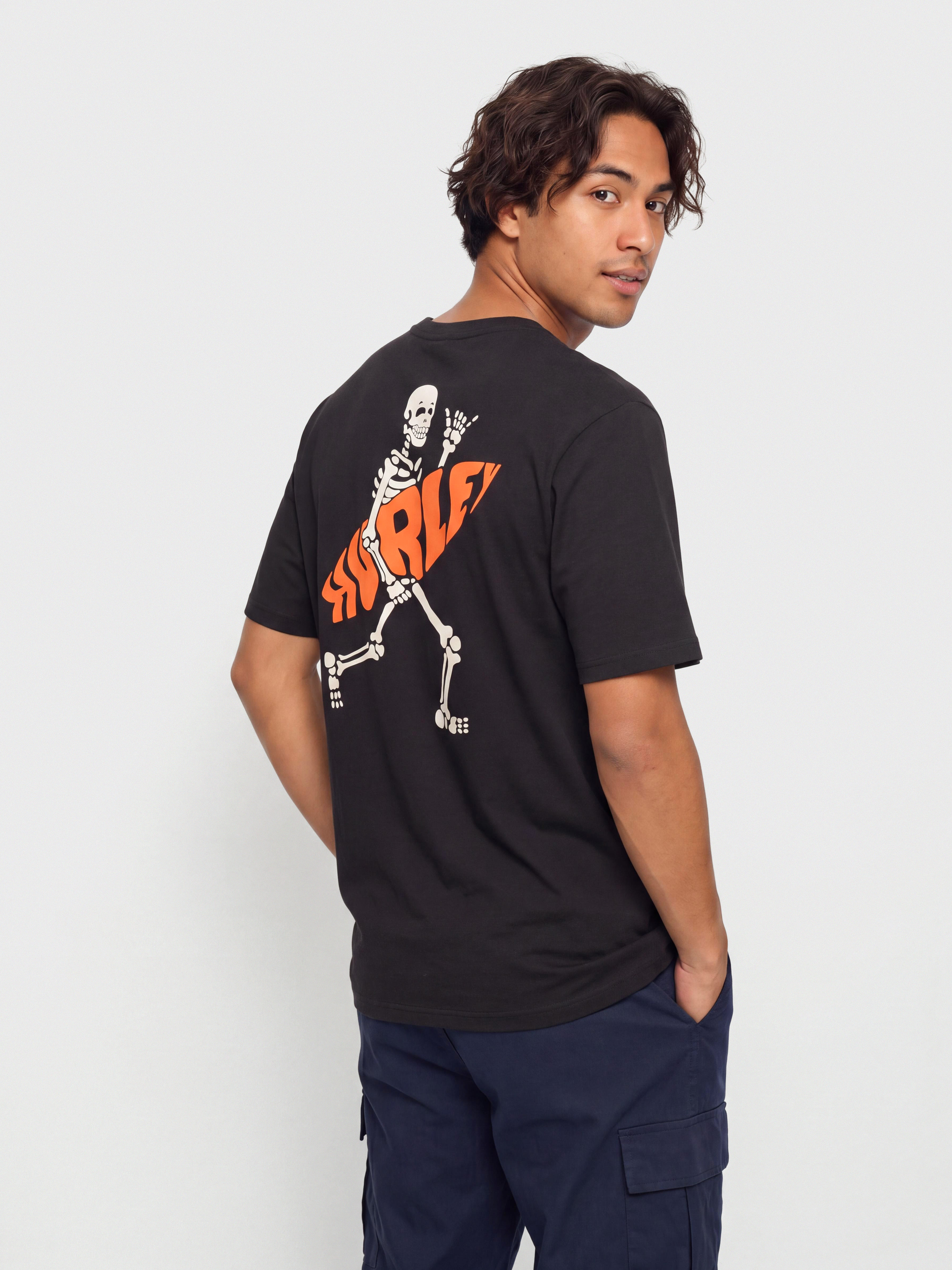 Tričko Hurley Flamingue (black)