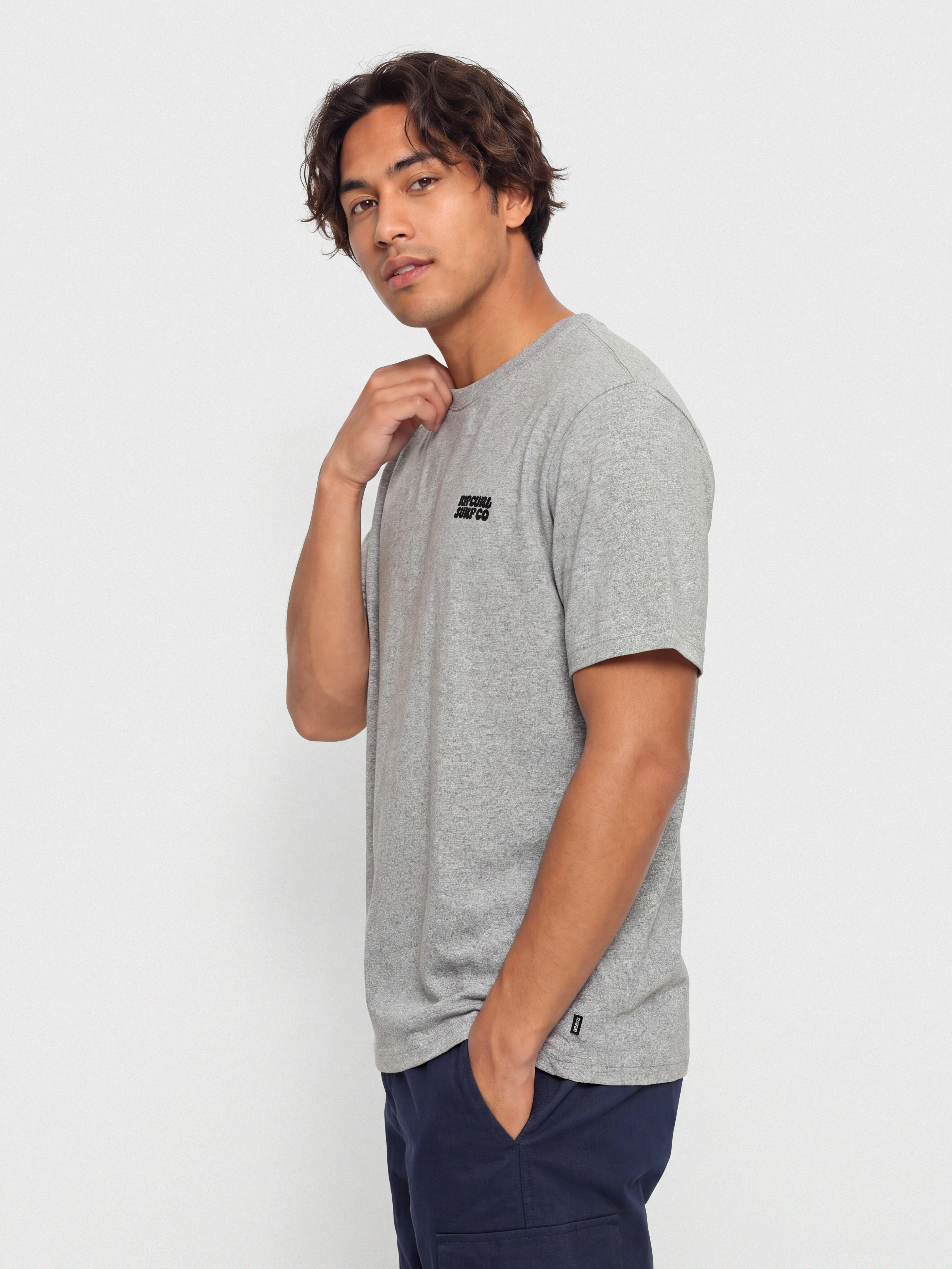 Tričko Rip Curl Easy Embroid (grey marle)