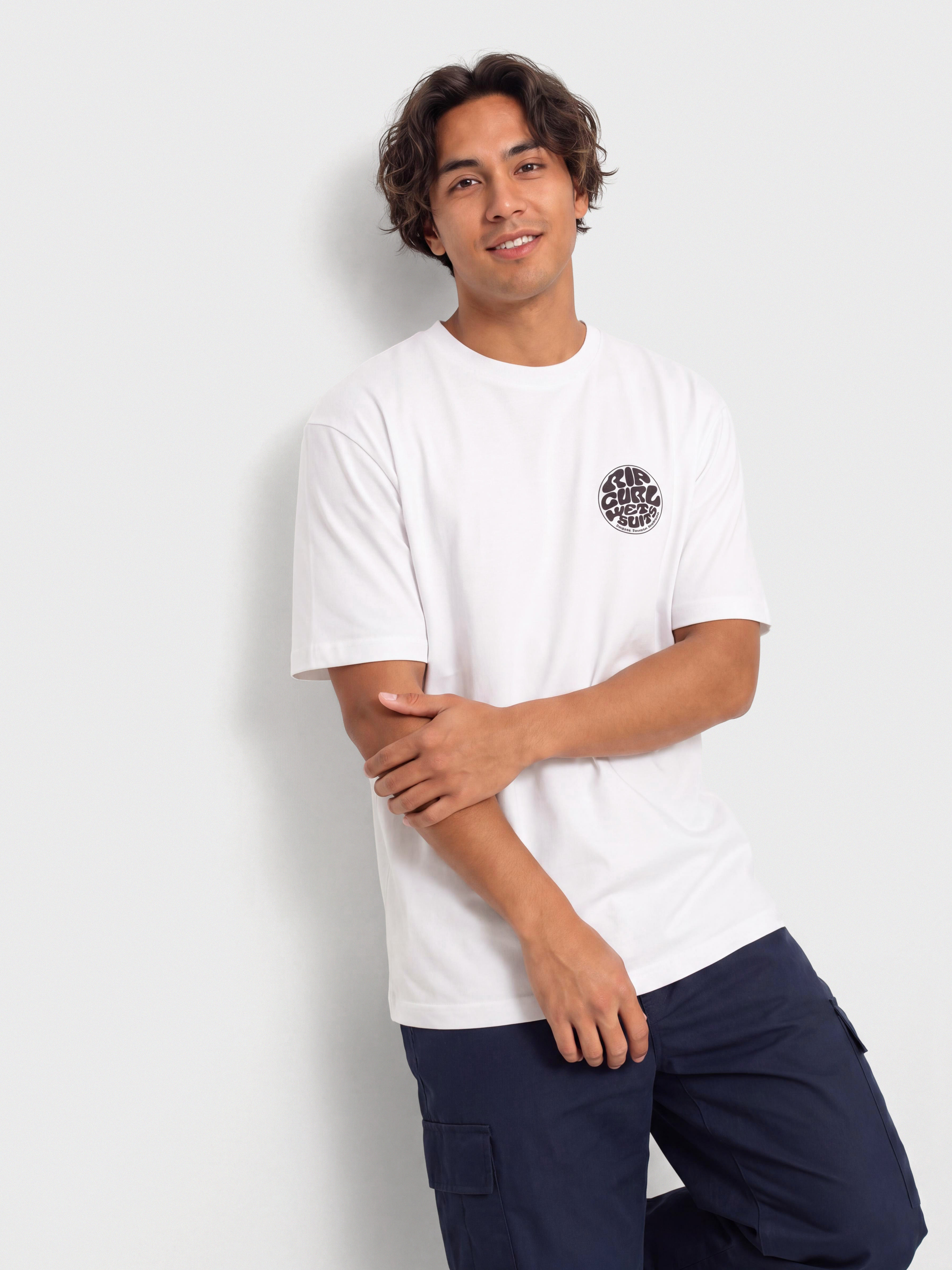 Tričko Rip Curl Wettie Icon (optical white)