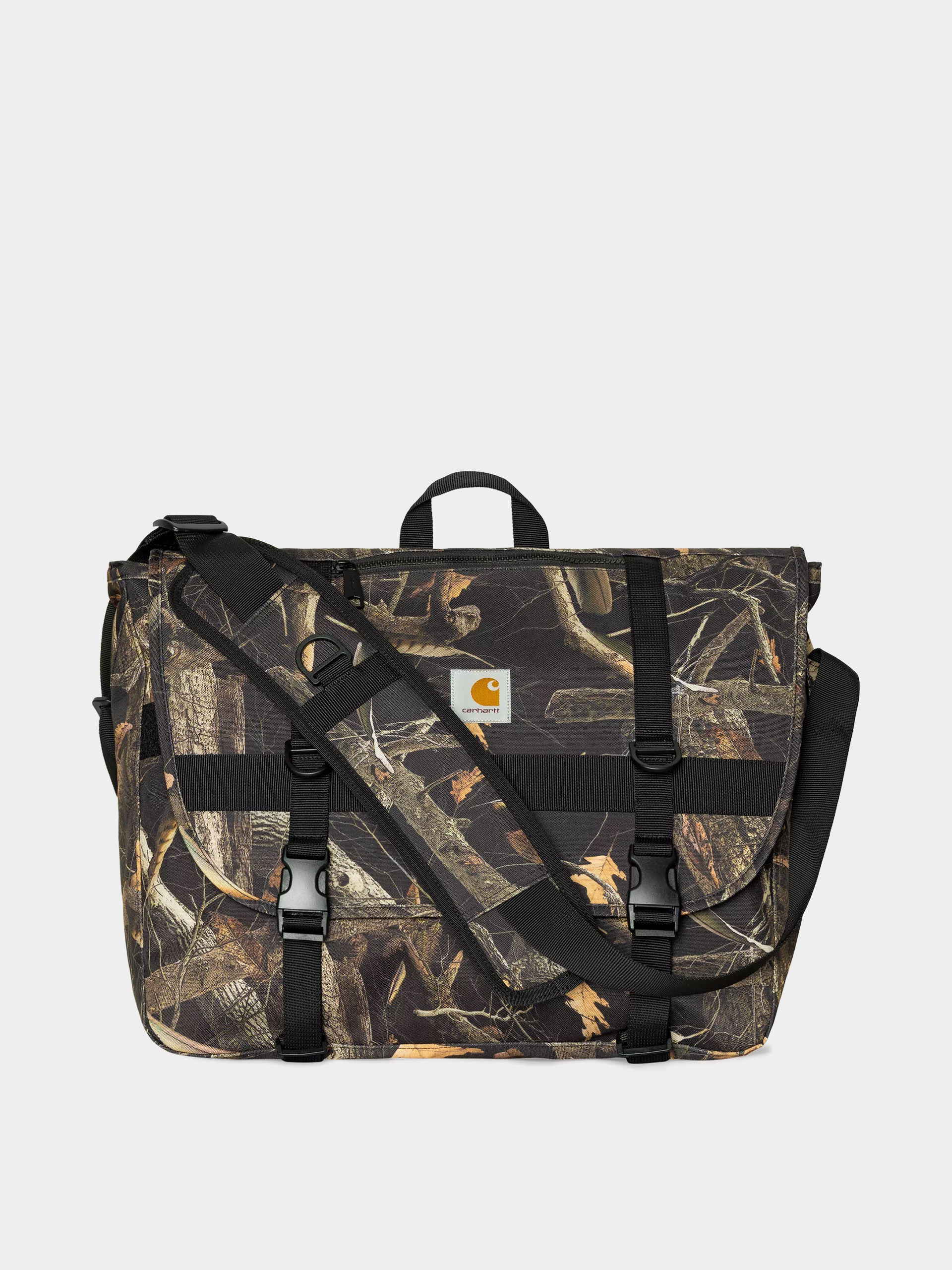 Taška Carhartt WIP Jake Messenger (camo feather tree black)