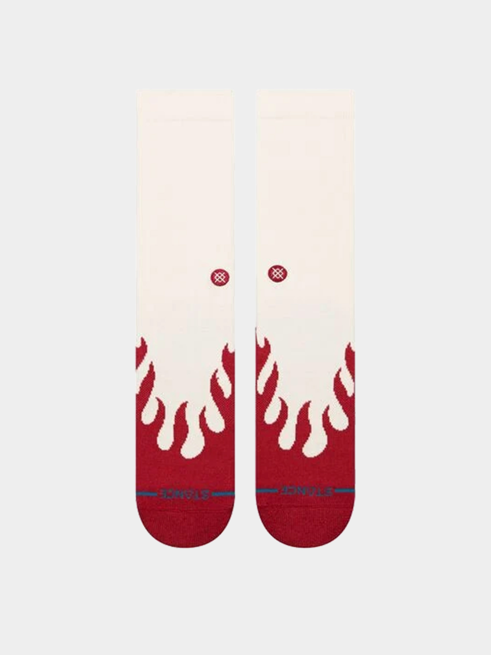 Ponožky Stance Heating Up Crew (red)