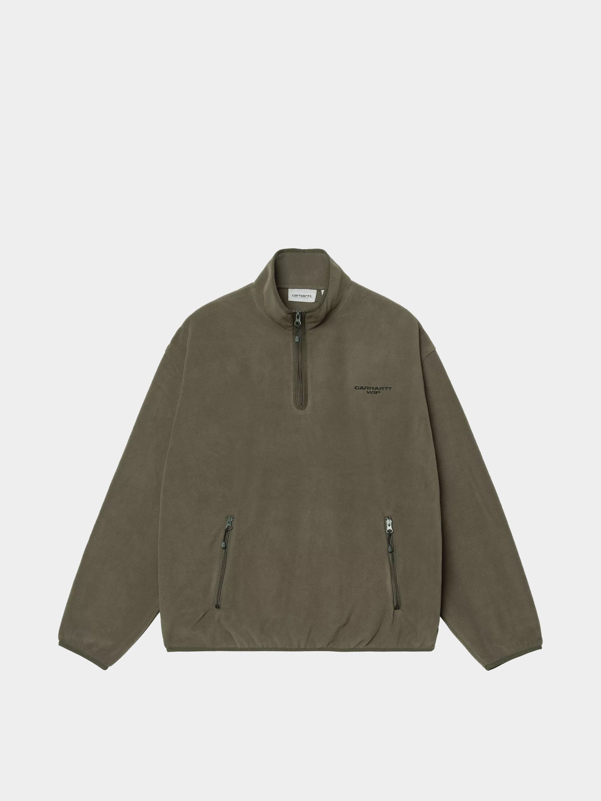 Pánský Fleecová mikina Carhartt WIP Edmore Half Zip (cypress/black)