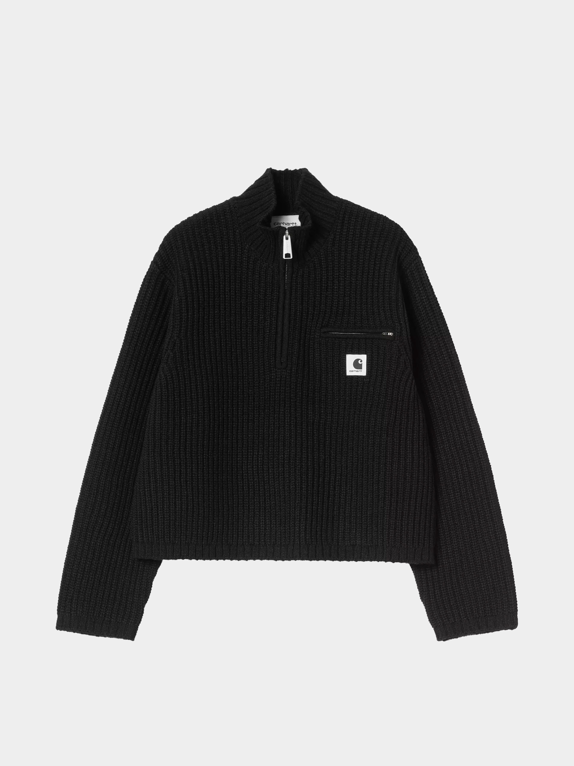 Svetr Carhartt WIP Detroit Half Zip Wmn (black)