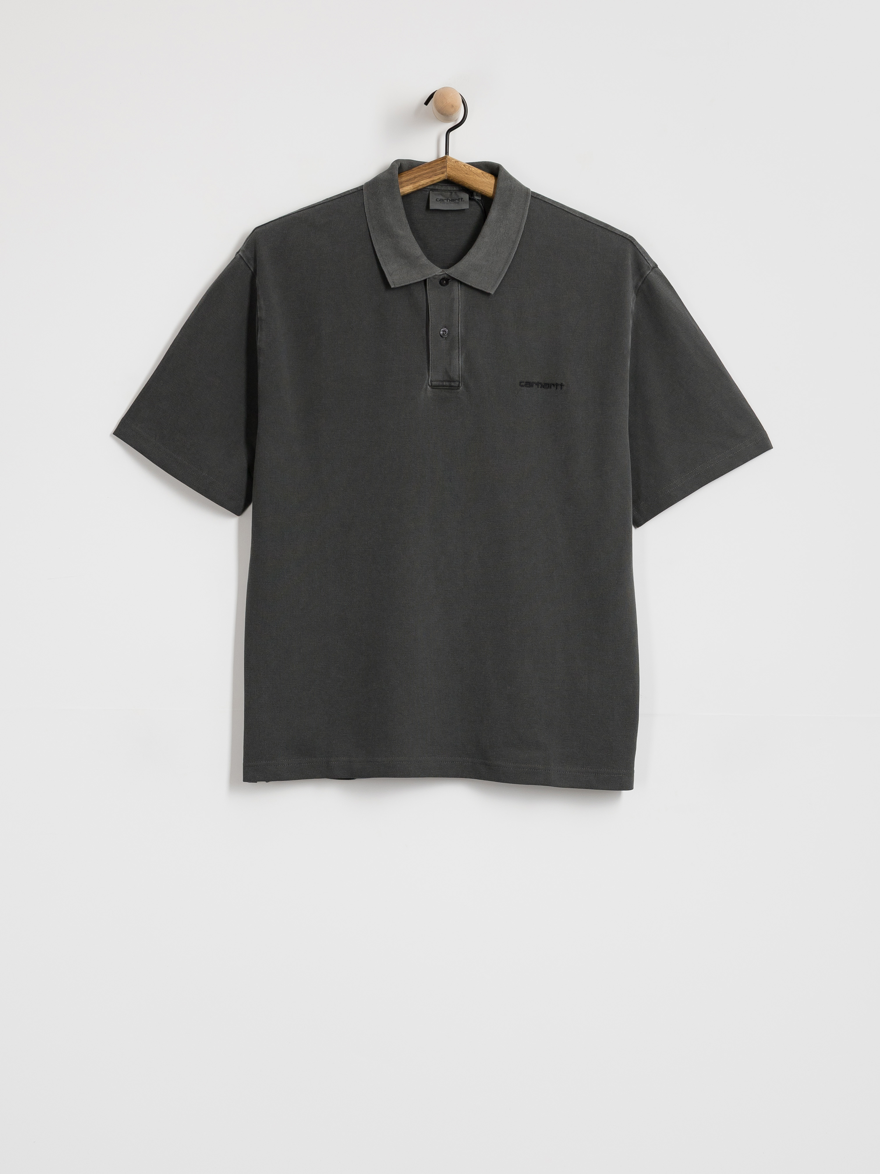 Triu010dko Carhartt WIP Wayne Polo (black/garment dyed)