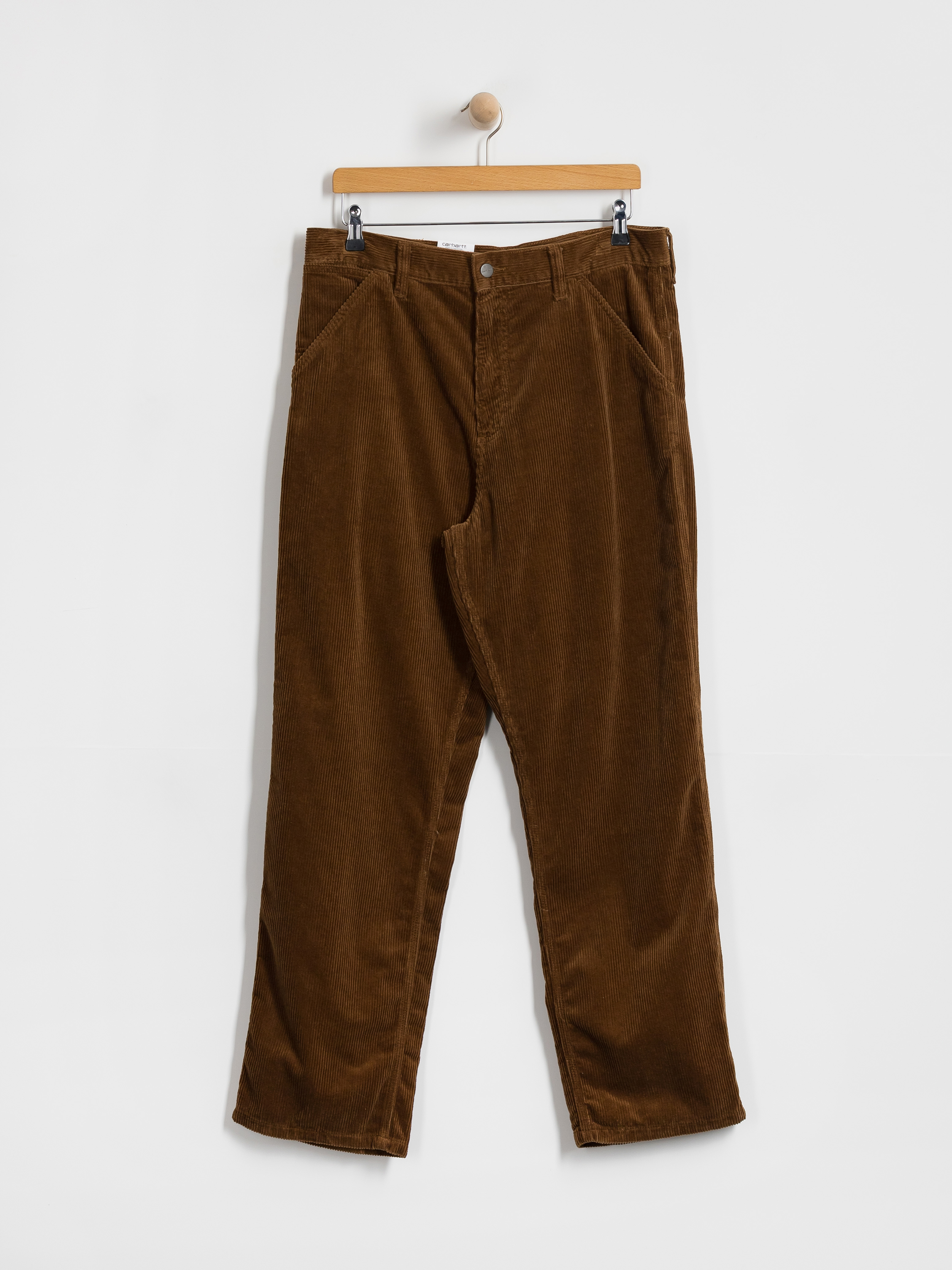 Kalhoty Carhartt WIP Simple (wip h brown/rinsed)
