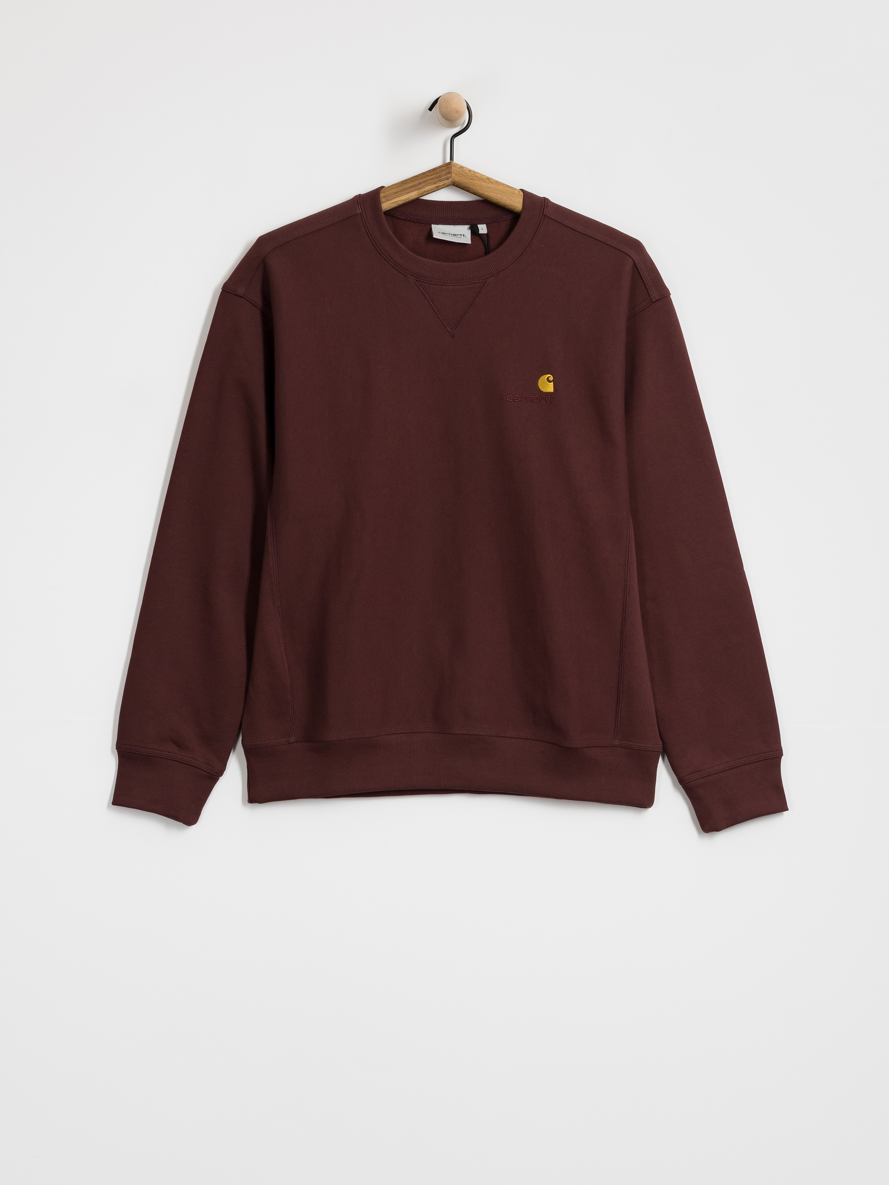 Mikina Carhartt WIP American Script (amarone)