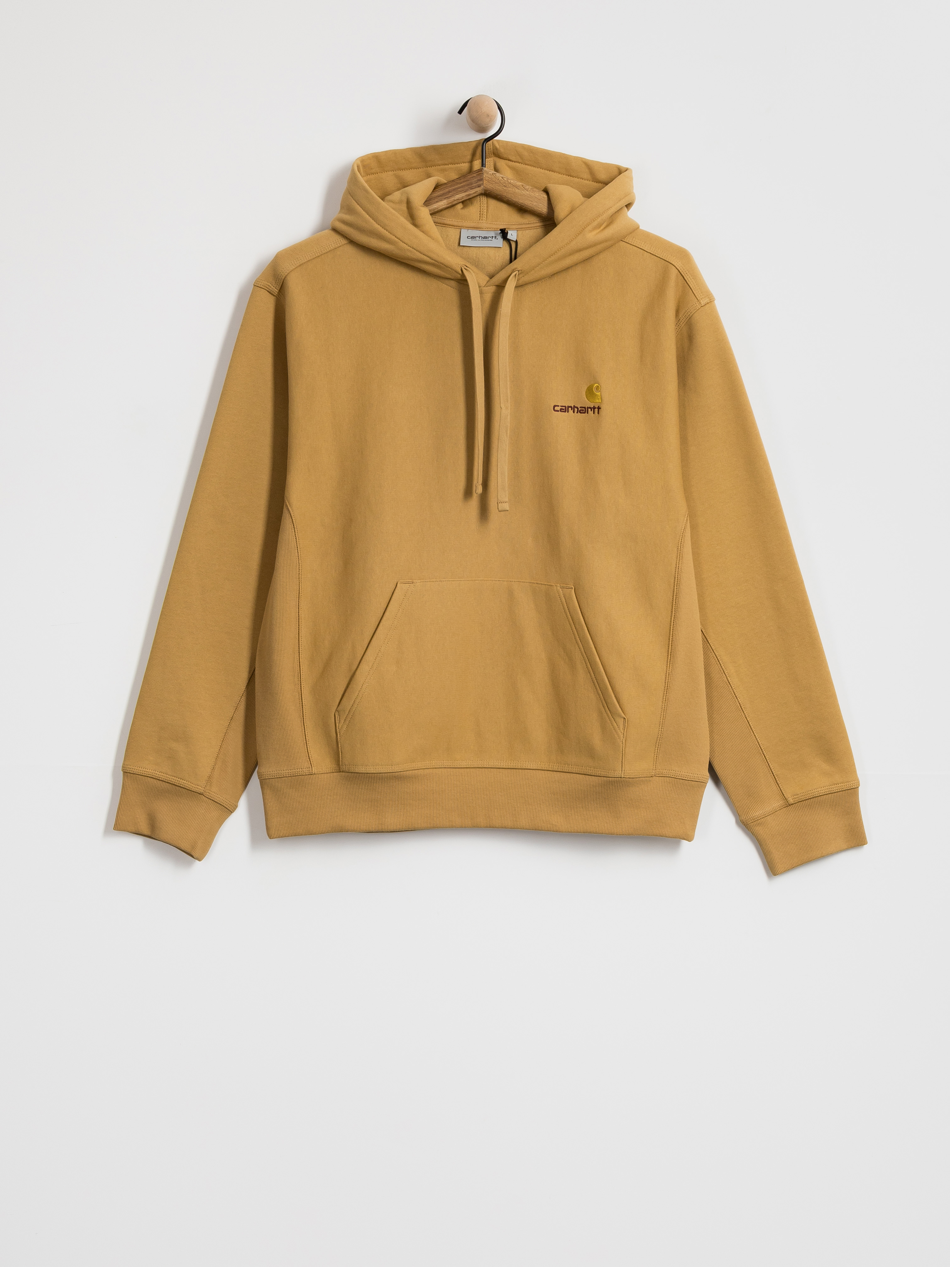 Mikina s kapucí Carhartt WIP American Script HD (wip dusty h)