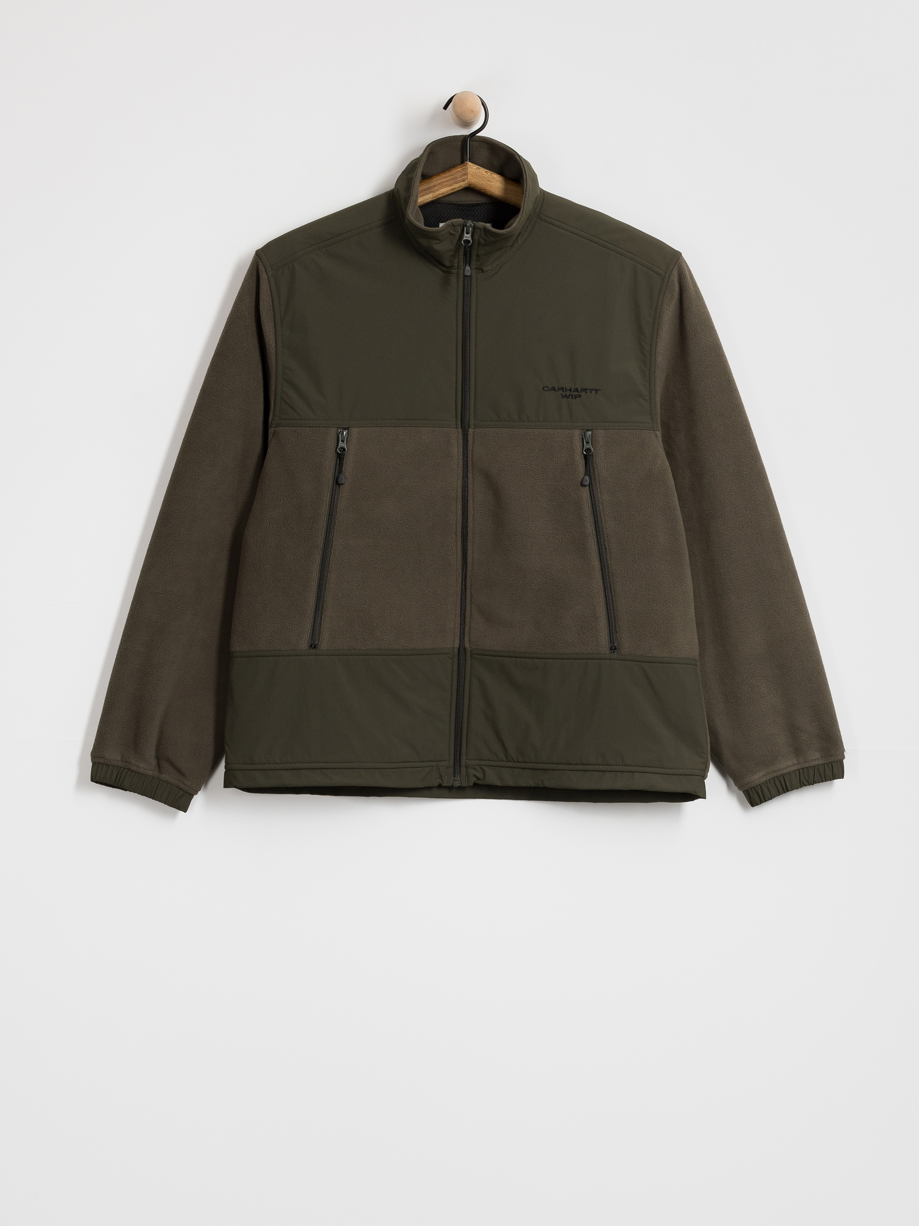 Fleecová mikina Carhartt WIP Edmore (cypress/black)