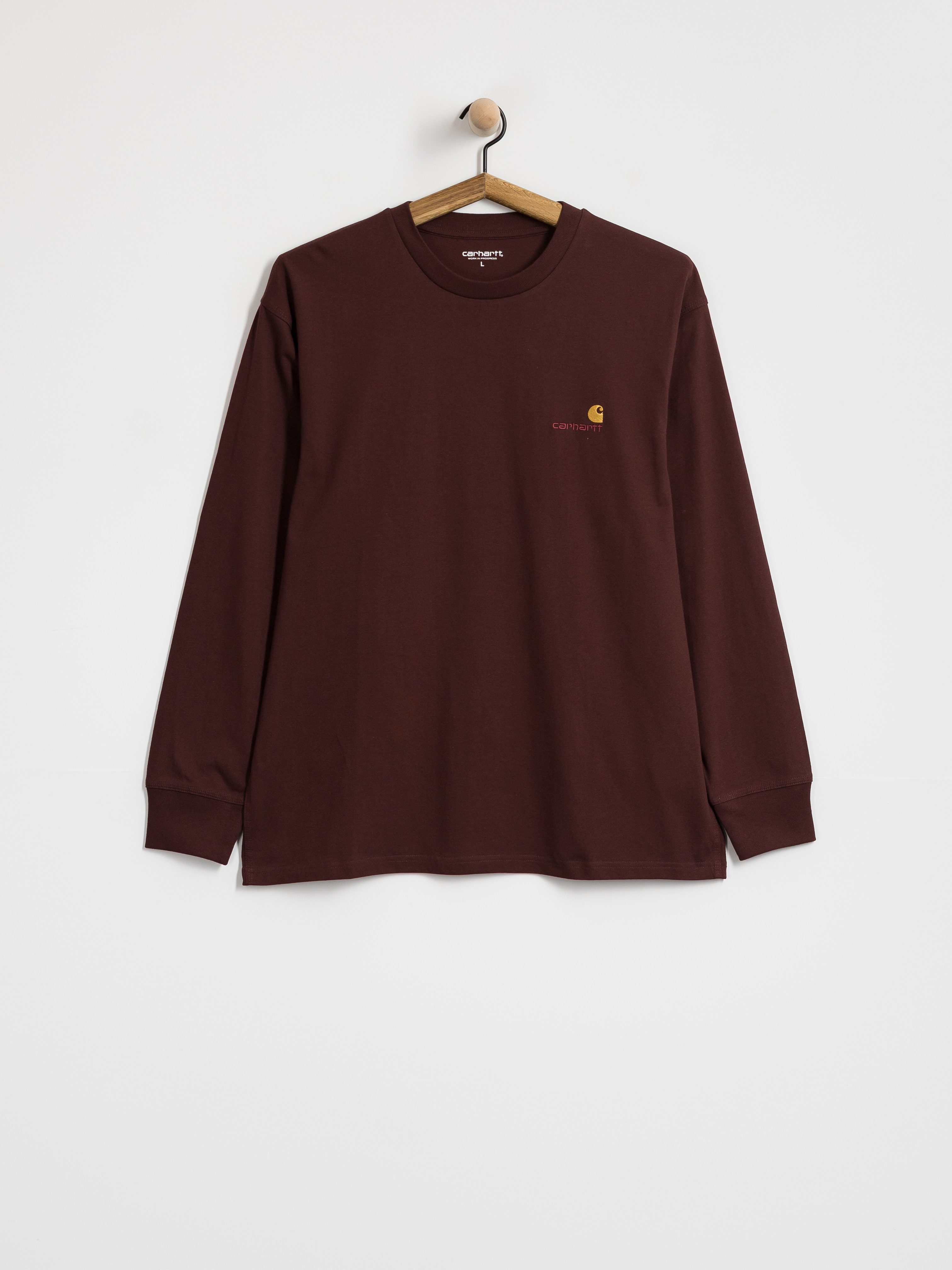 Triko Carhartt WIP American Script (amarone)
