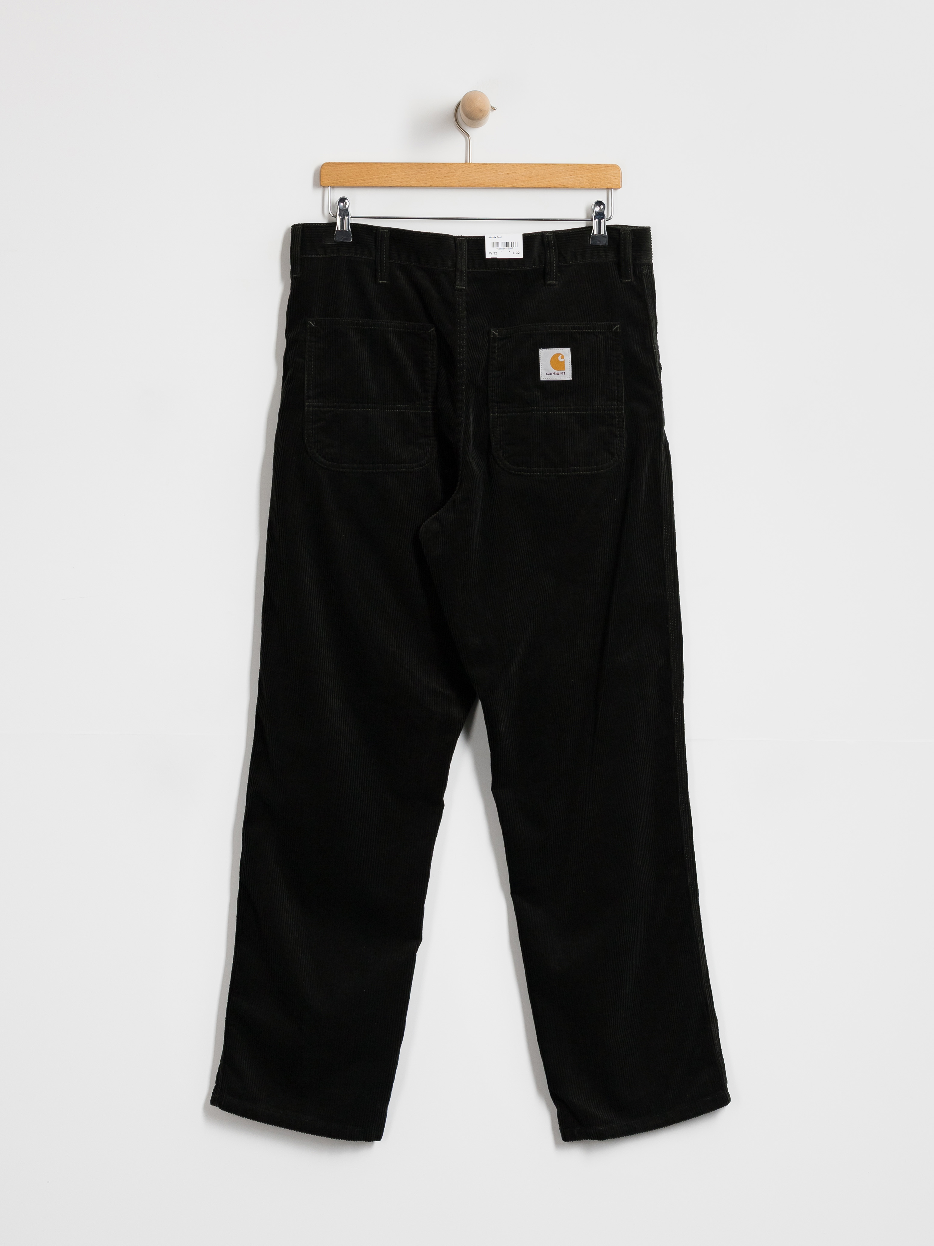 Kalhoty Carhartt WIP Simple (raven/rinsed)