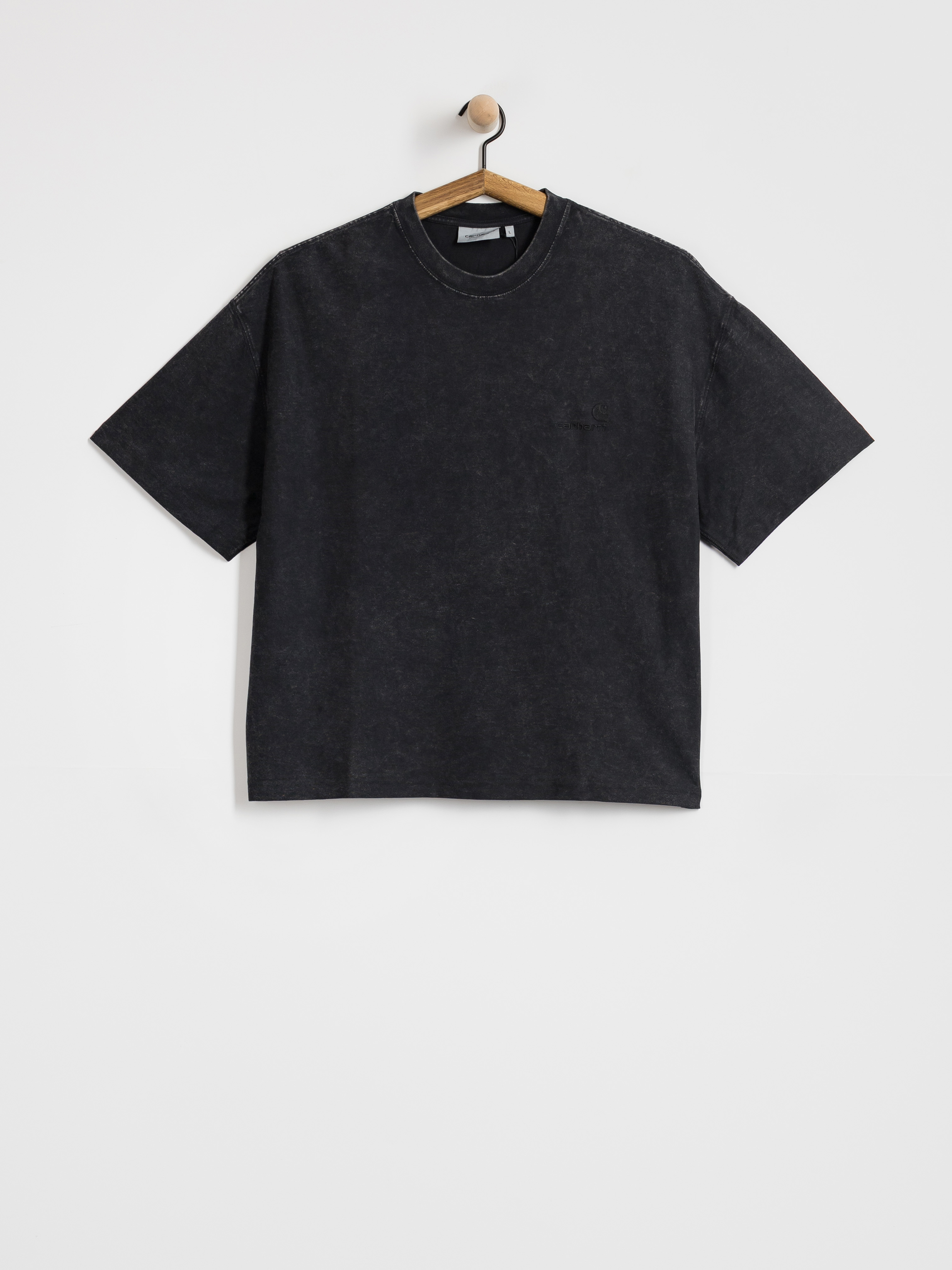 Tričko Carhartt WIP Lambert (black/moon wash)