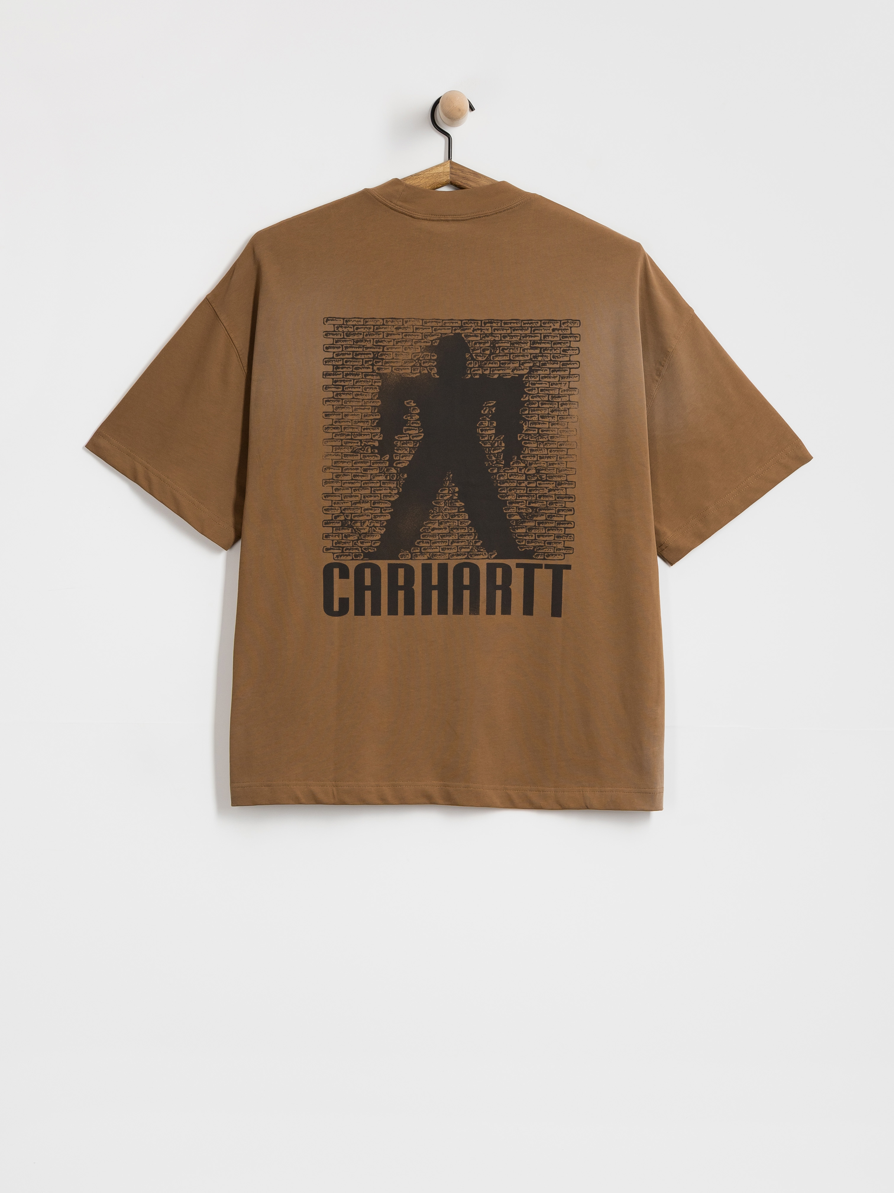 Tričko Carhartt WIP Bricky Man (wip h brown/stone dyed)