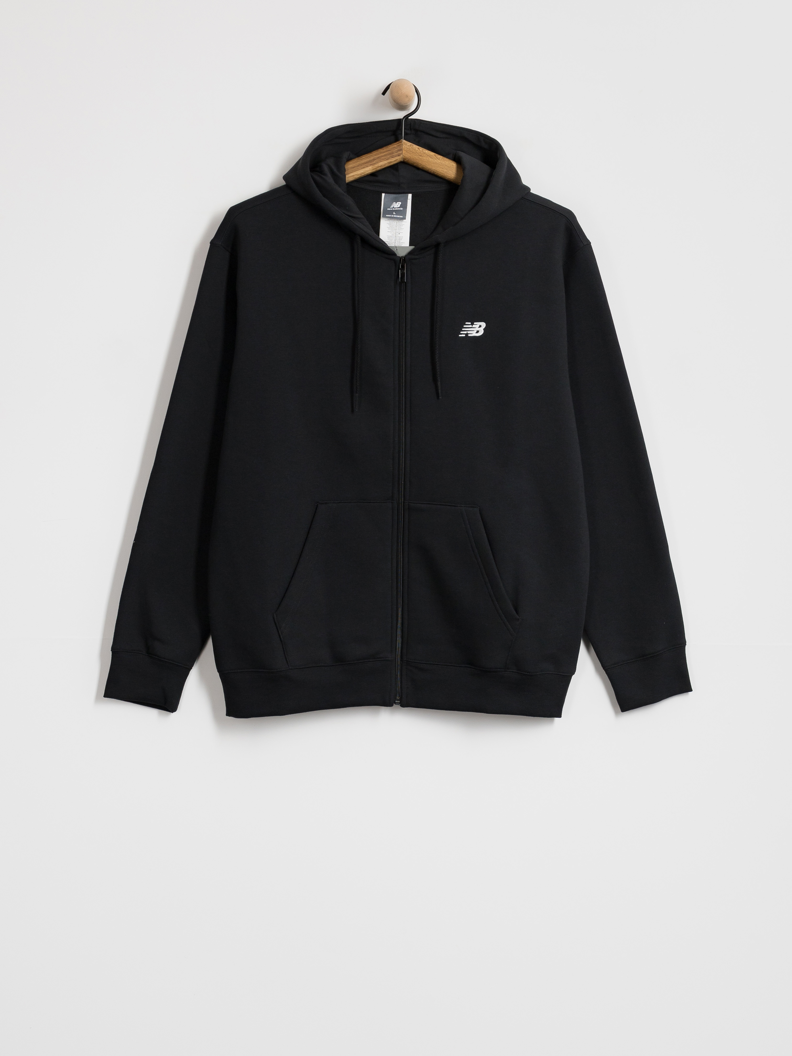 Mikina s kapucí New Balance Sport Essentials Logo ZHD (black)