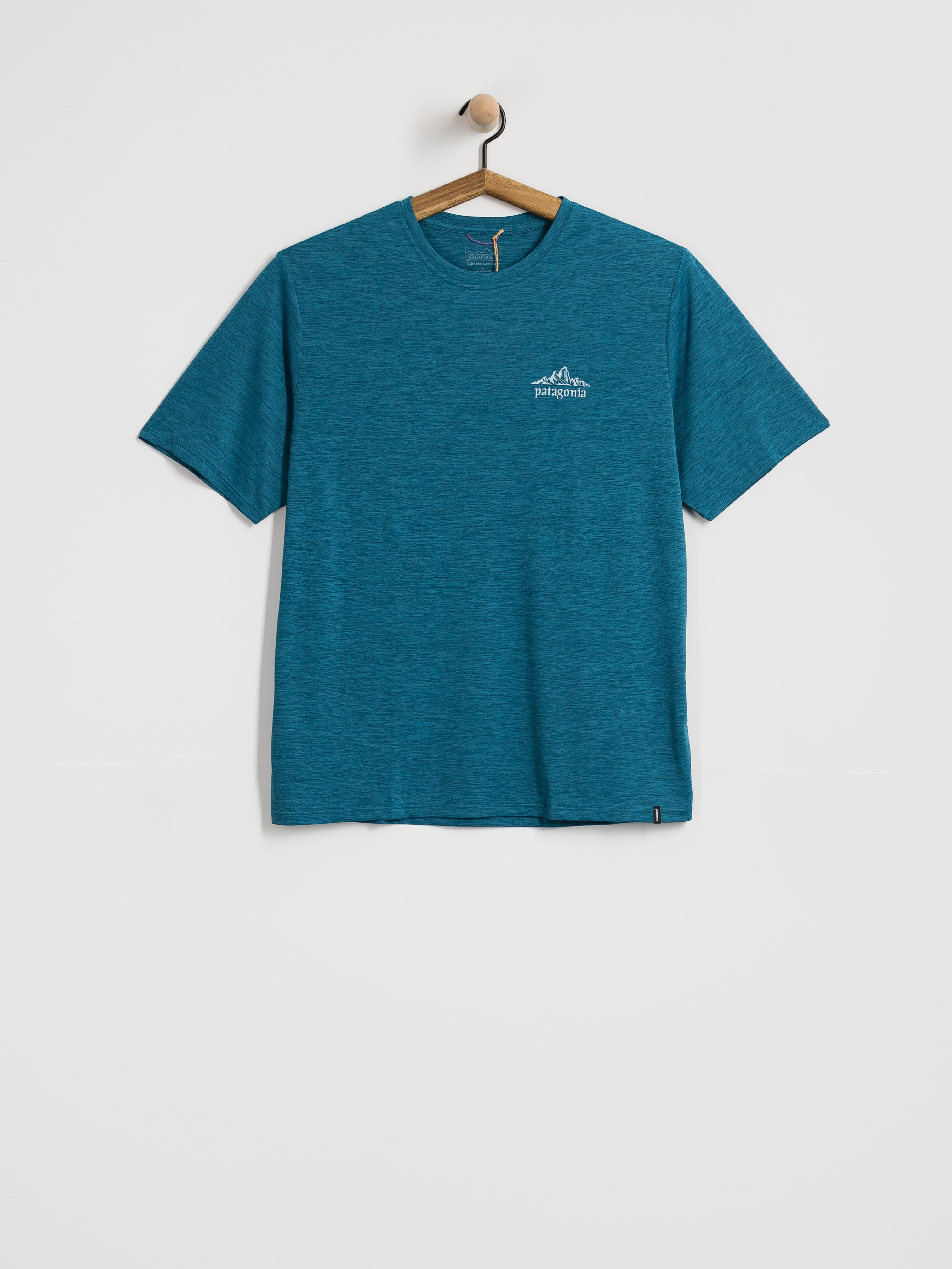 Tričko Patagonia Cap Cool Daily Cloud Crag (glacial blue light glacial blue x dye)