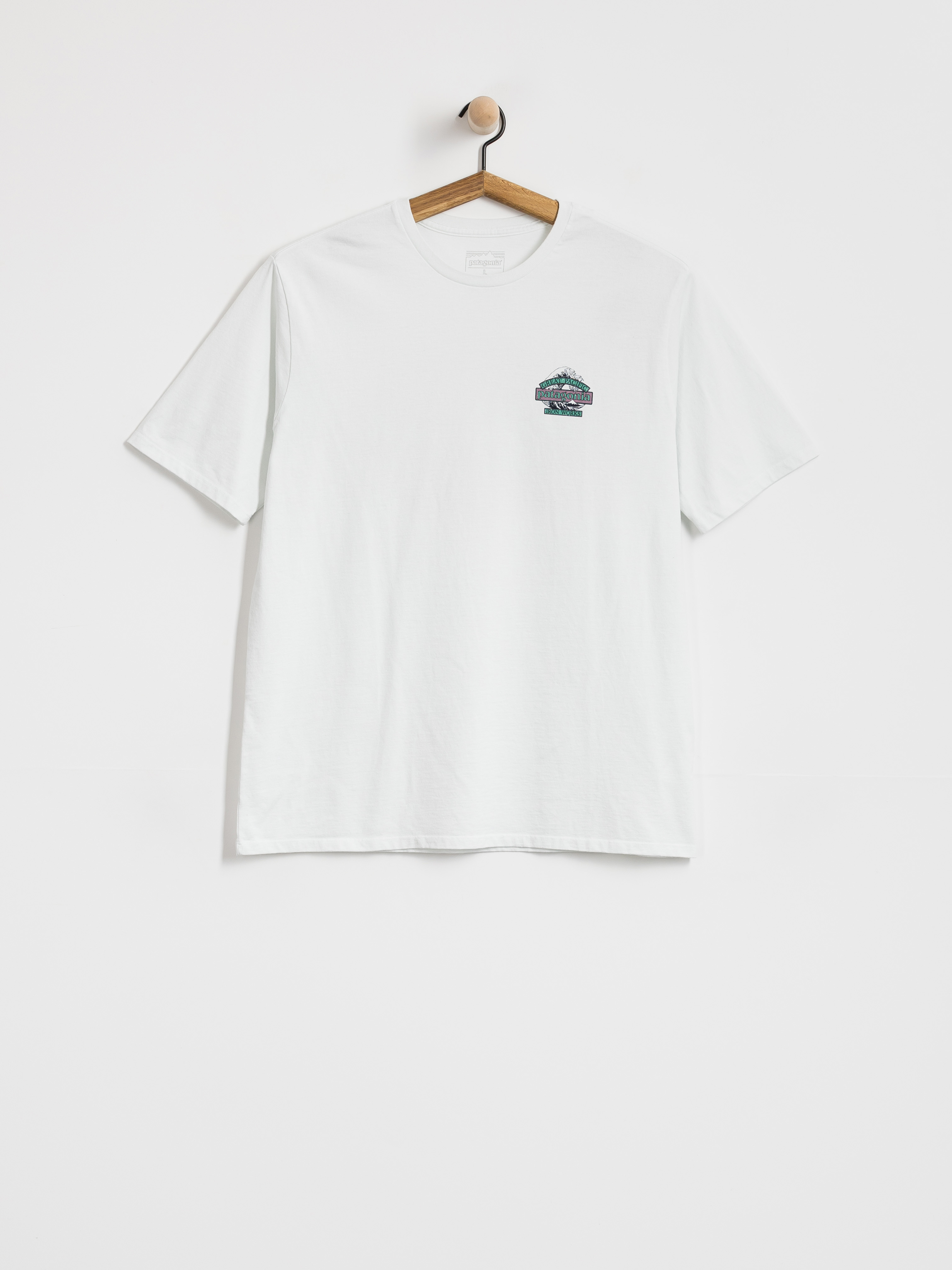 Tričko Patagonia Great Waves Responsibili (fiber white)