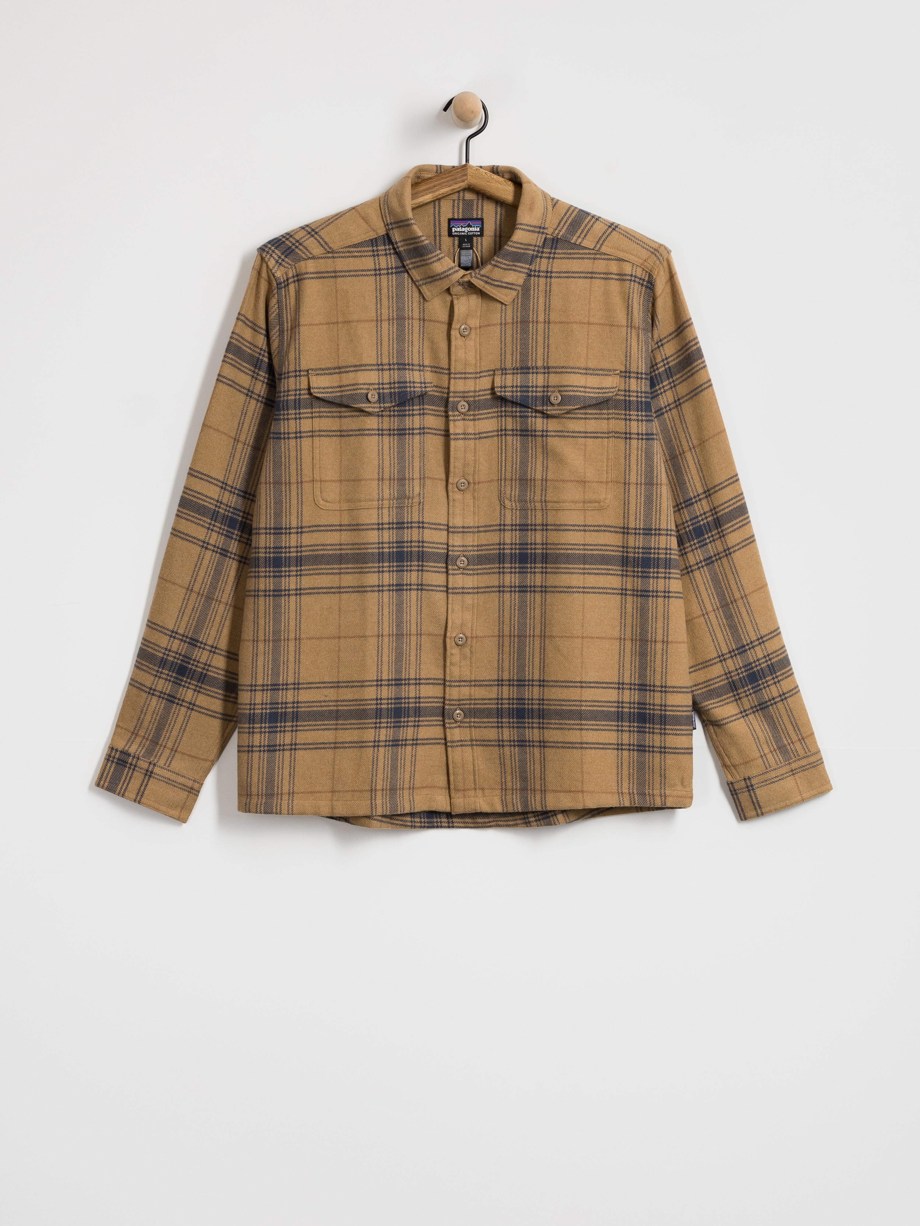 Kou0161ile Patagonia Fjord Flannel (dissolve slab khaki)