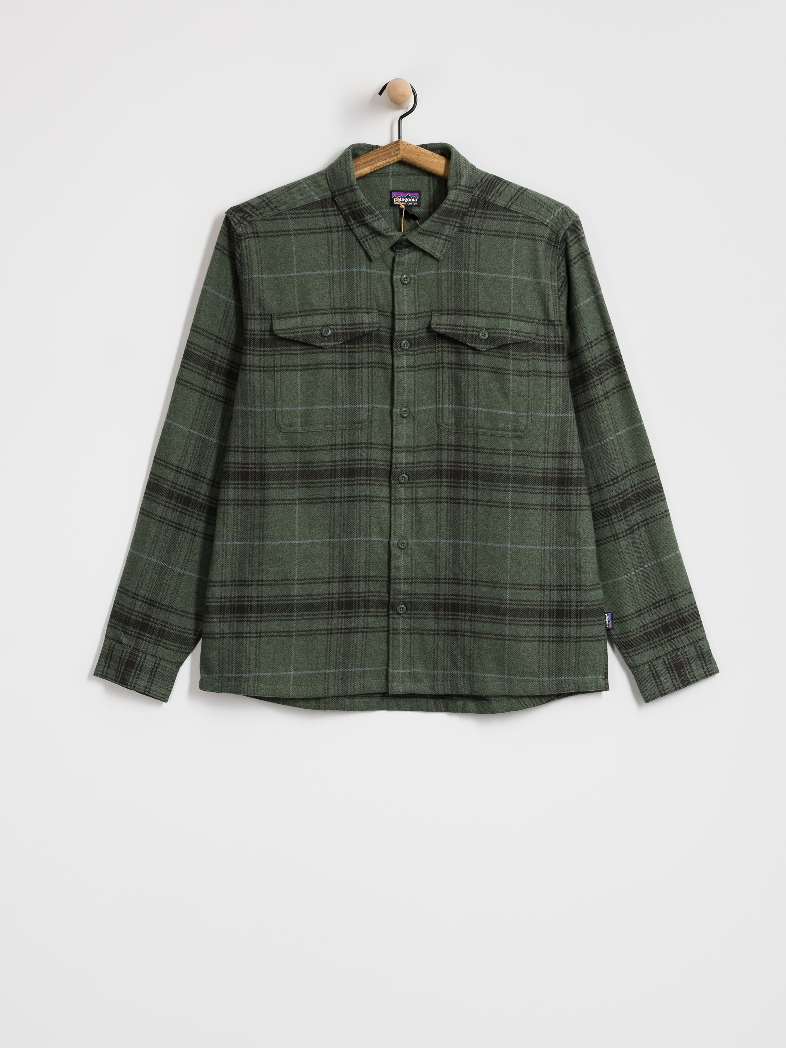 Košile Patagonia Fjord Flannel (dissolve treeline green)