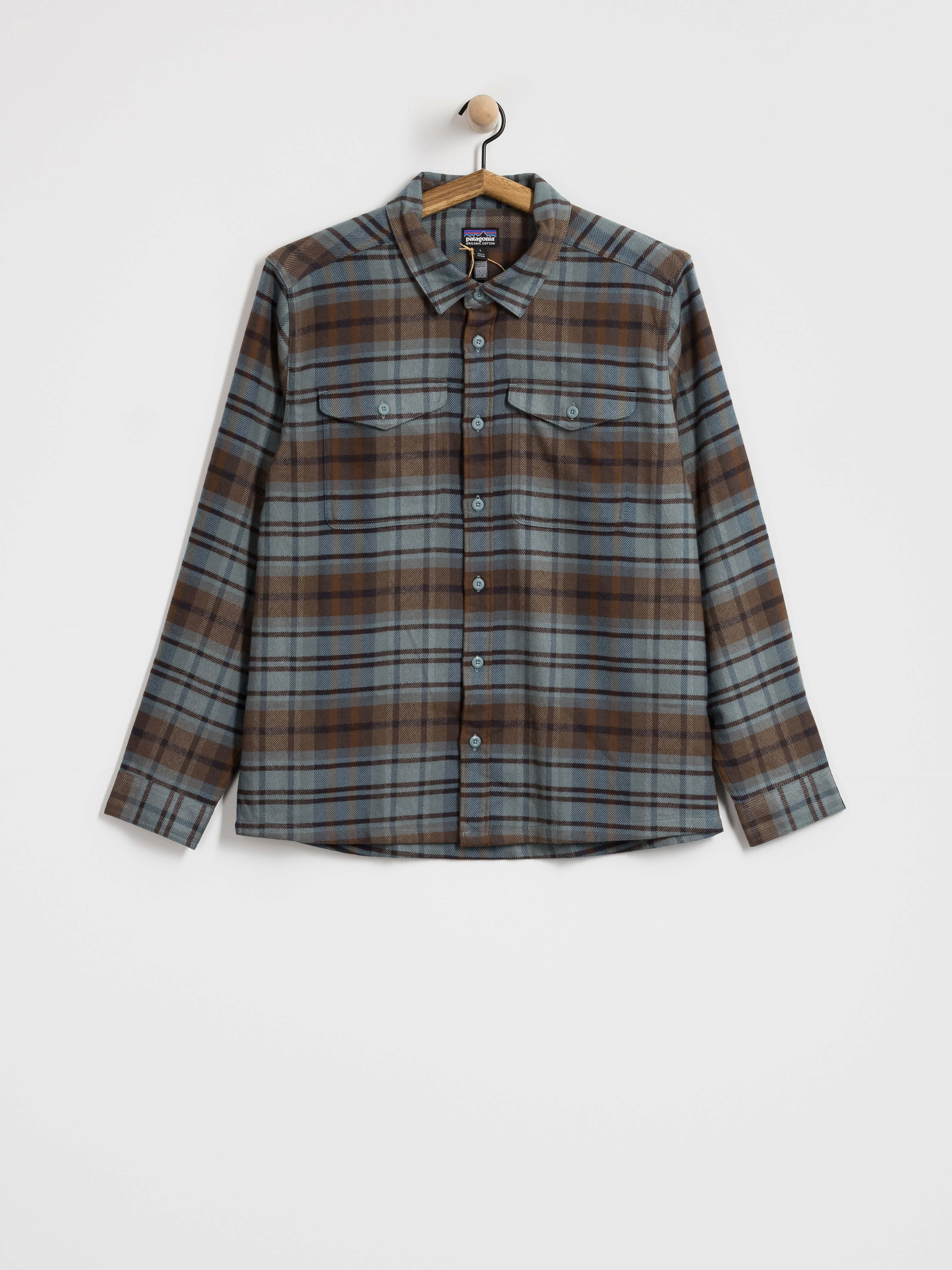 Košile Patagonia Fjord Flannel (rising storm blue sage)