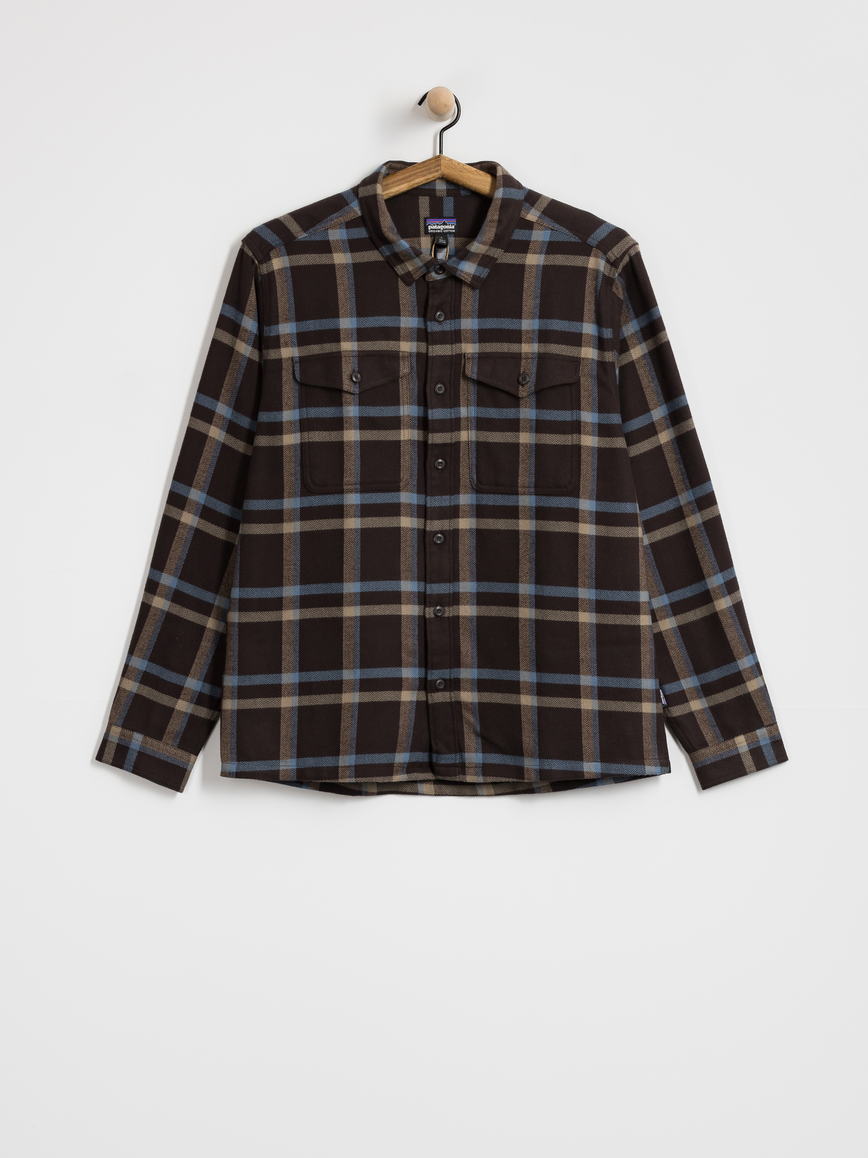 Košile Patagonia Fjord Flannel (crossing den brown)