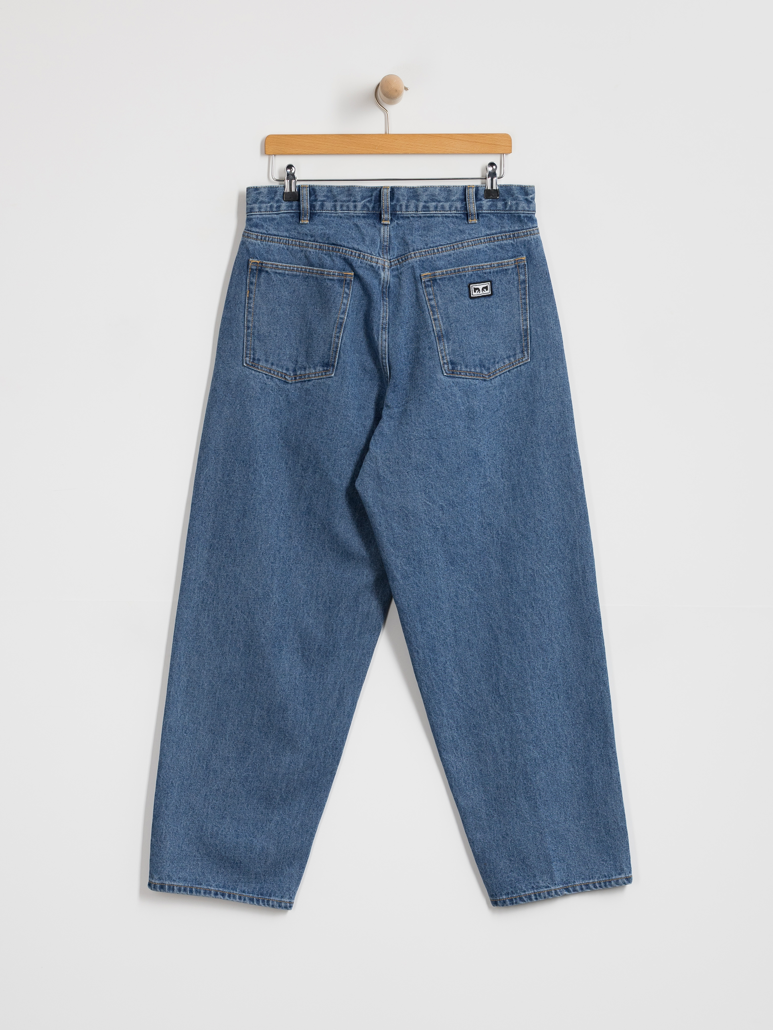 Kalhoty OBEY Bigwig Baggy Denim (light indigo classic)