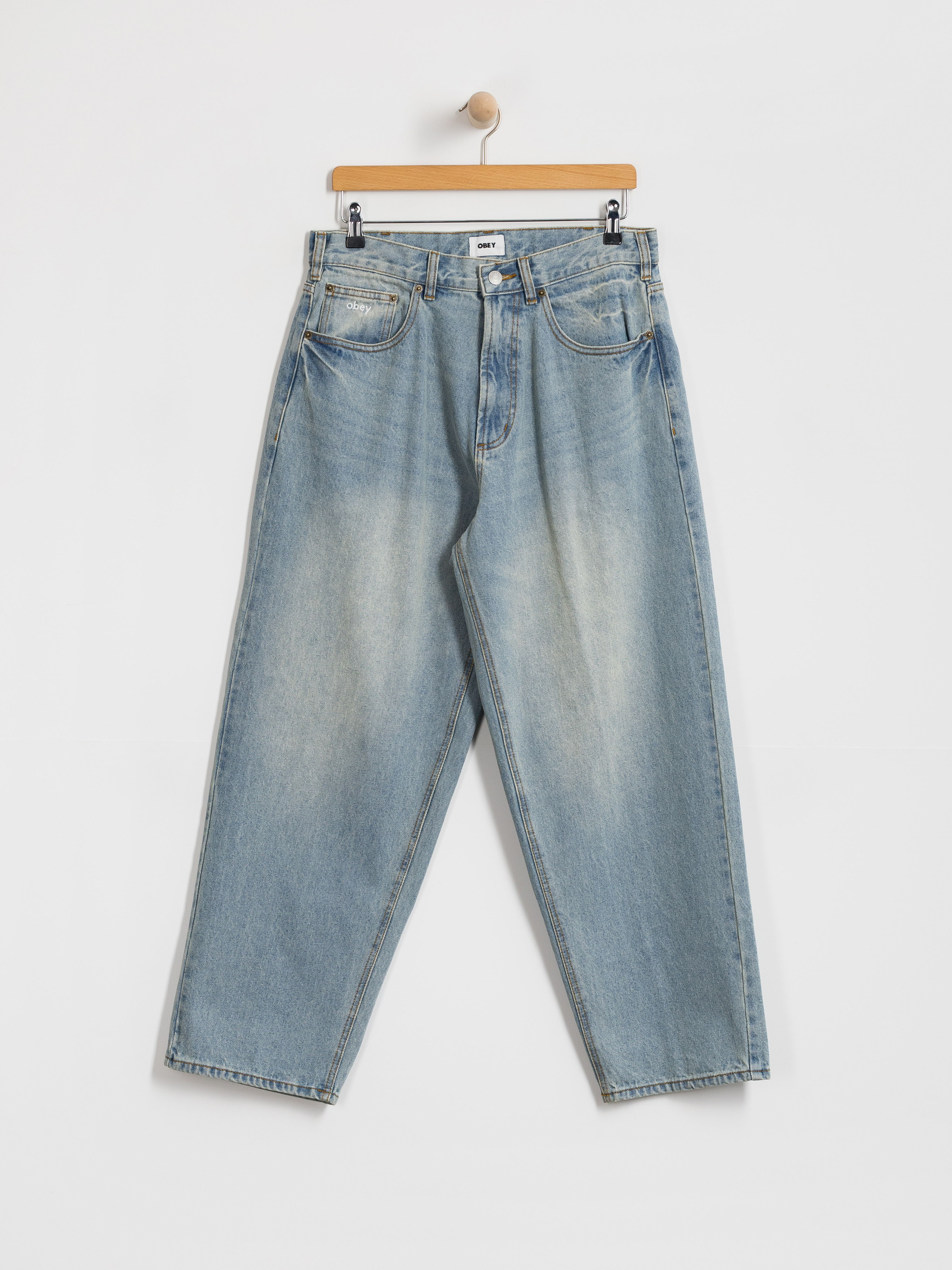 Kalhoty OBEY Bigwig Baggy Denim (archive indigo)