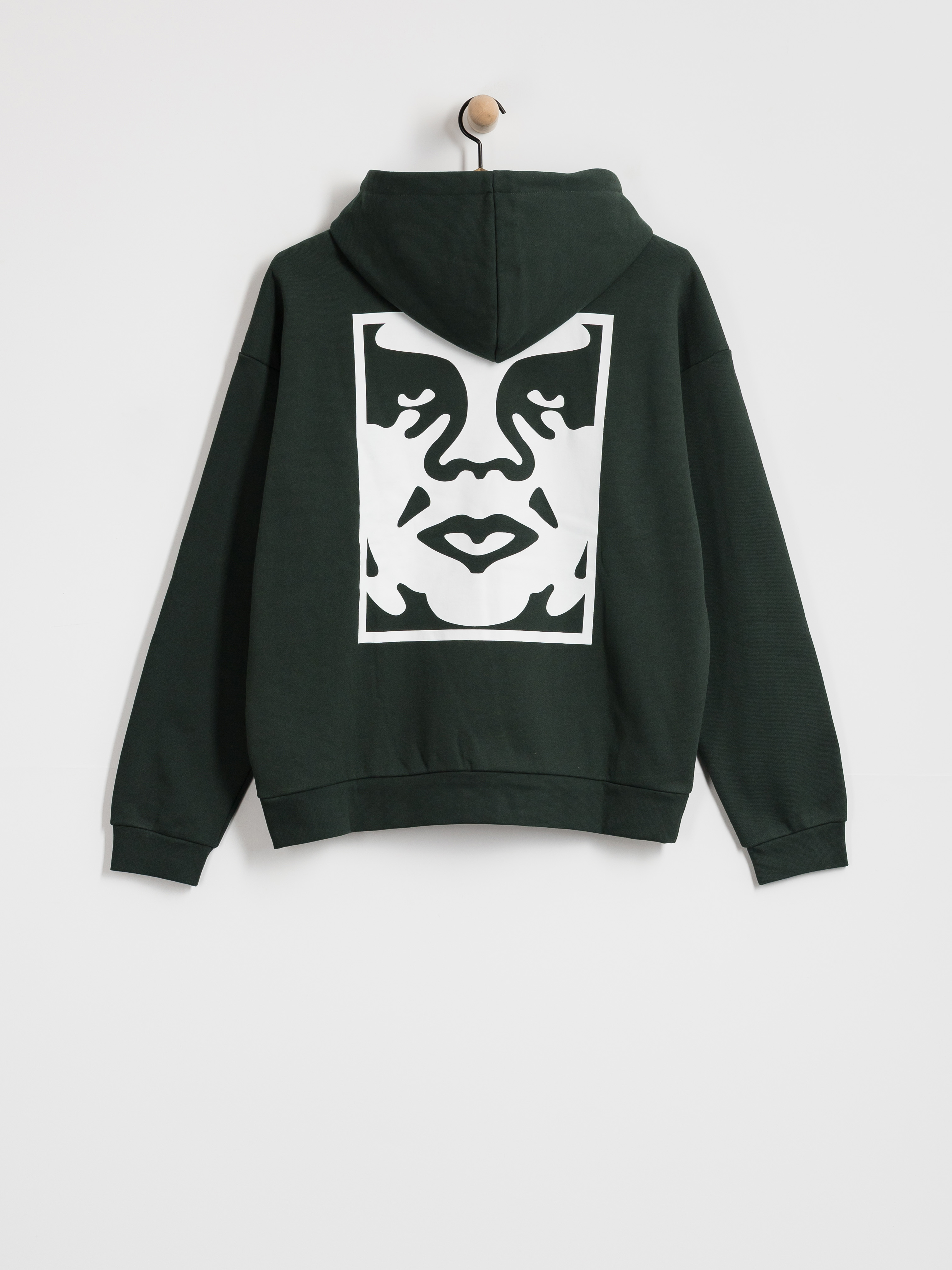 Mikina s kapucí OBEY Bold Icon Extra Heavy HD