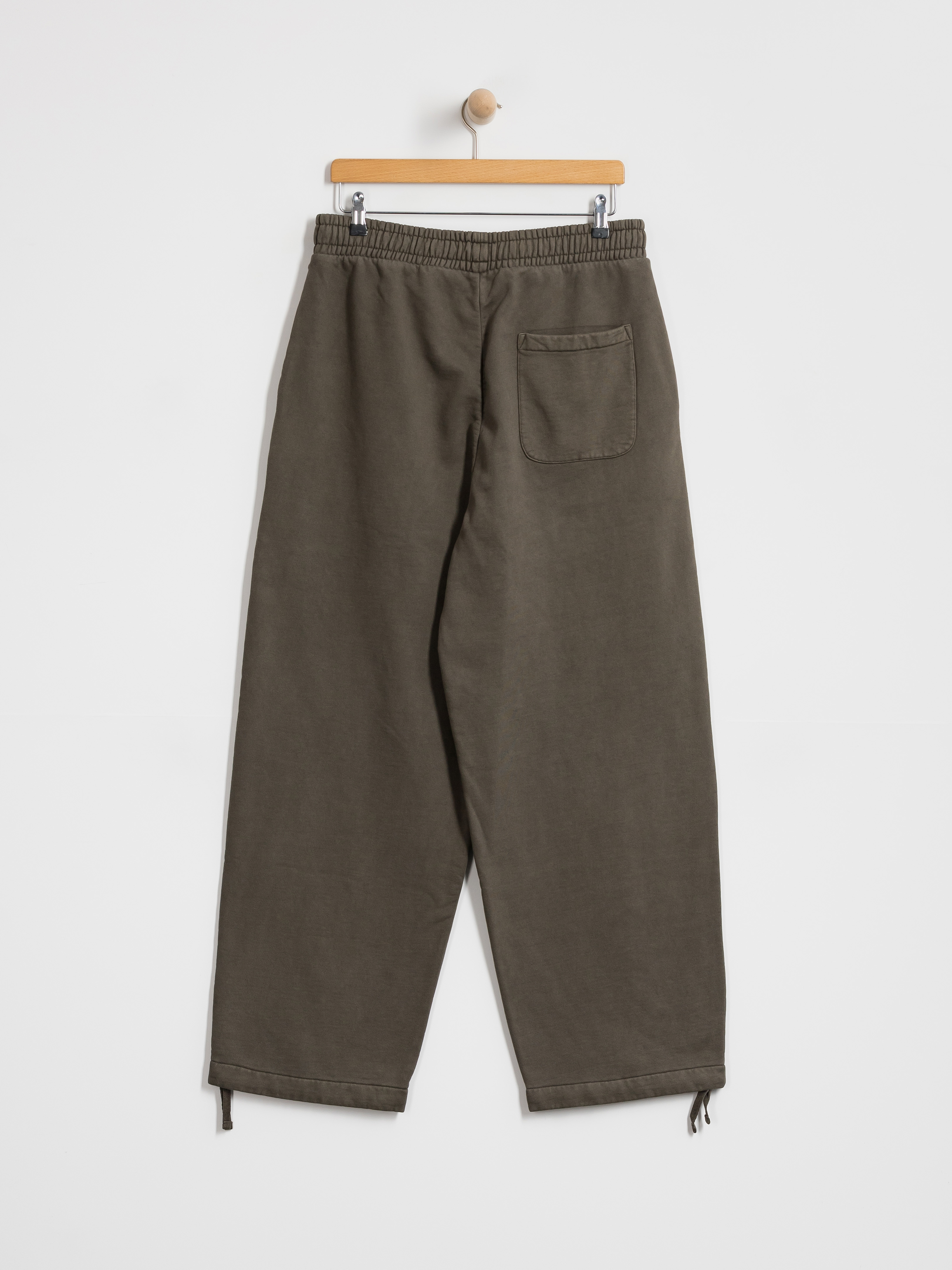 Kalhoty OBEY Lowercase Pigment Straight (pigment black olive)