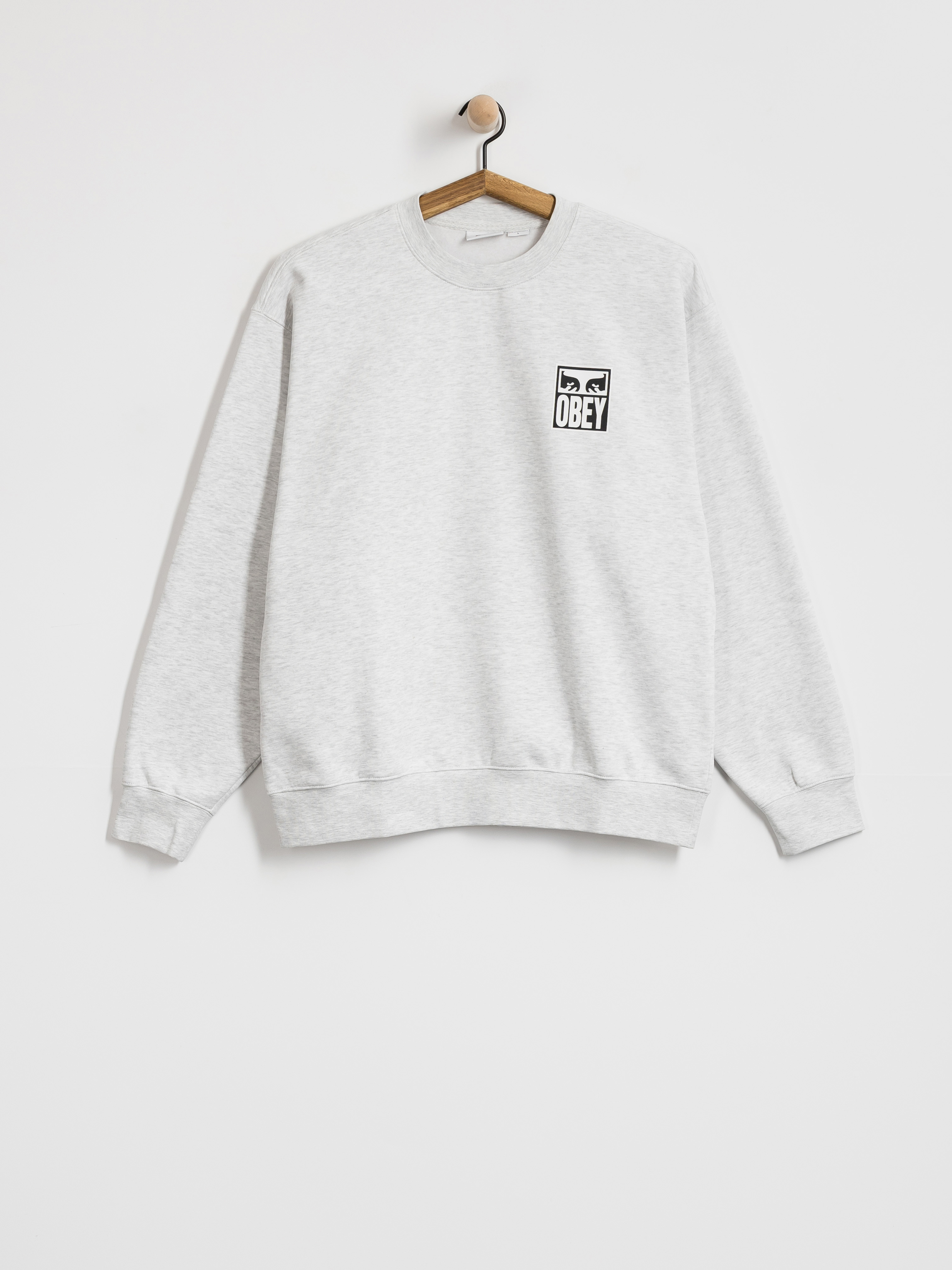 Mikina OBEY Eyes Icon (heather grey)