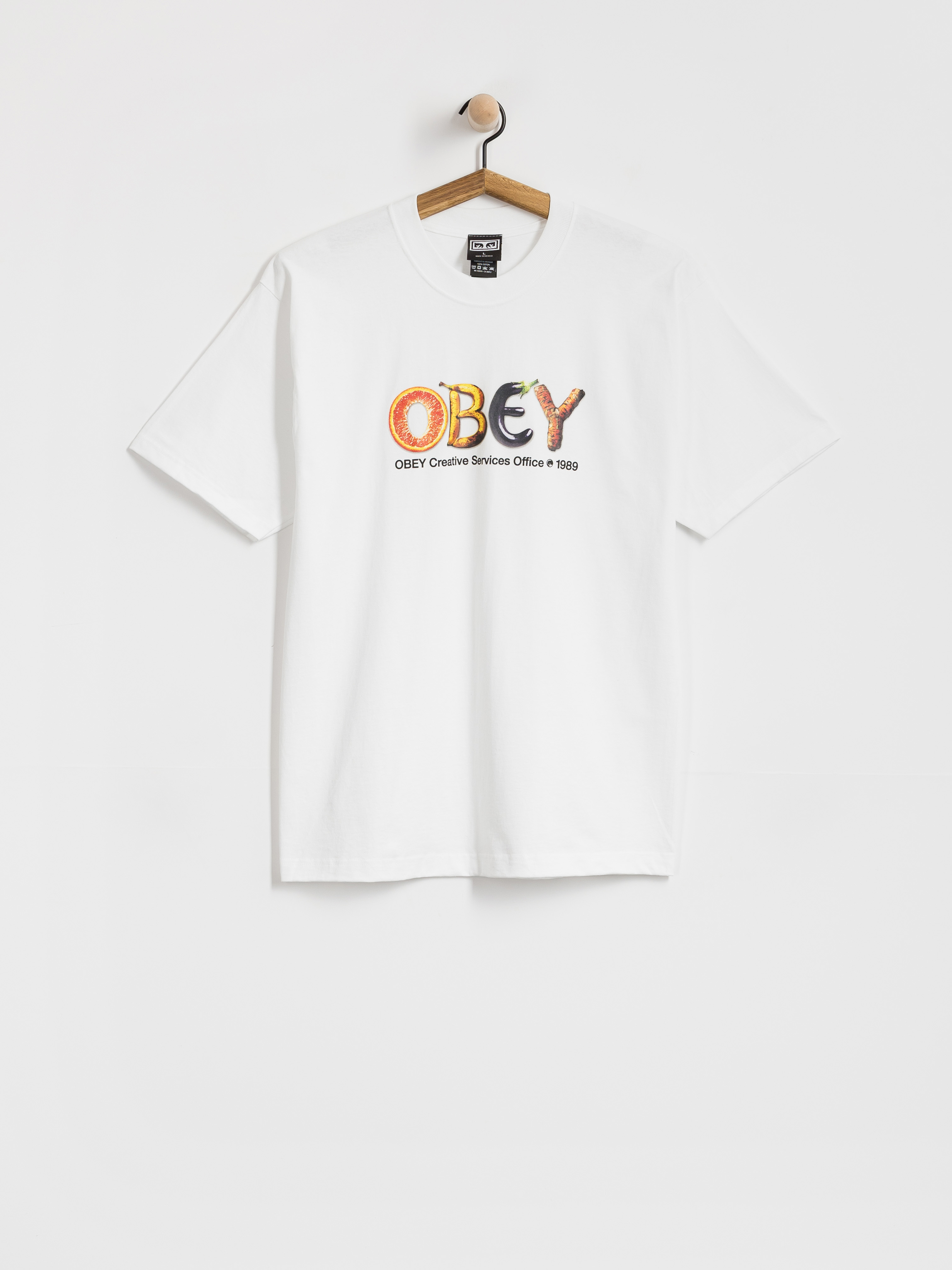 Tričko OBEY Creative Services Office (white)