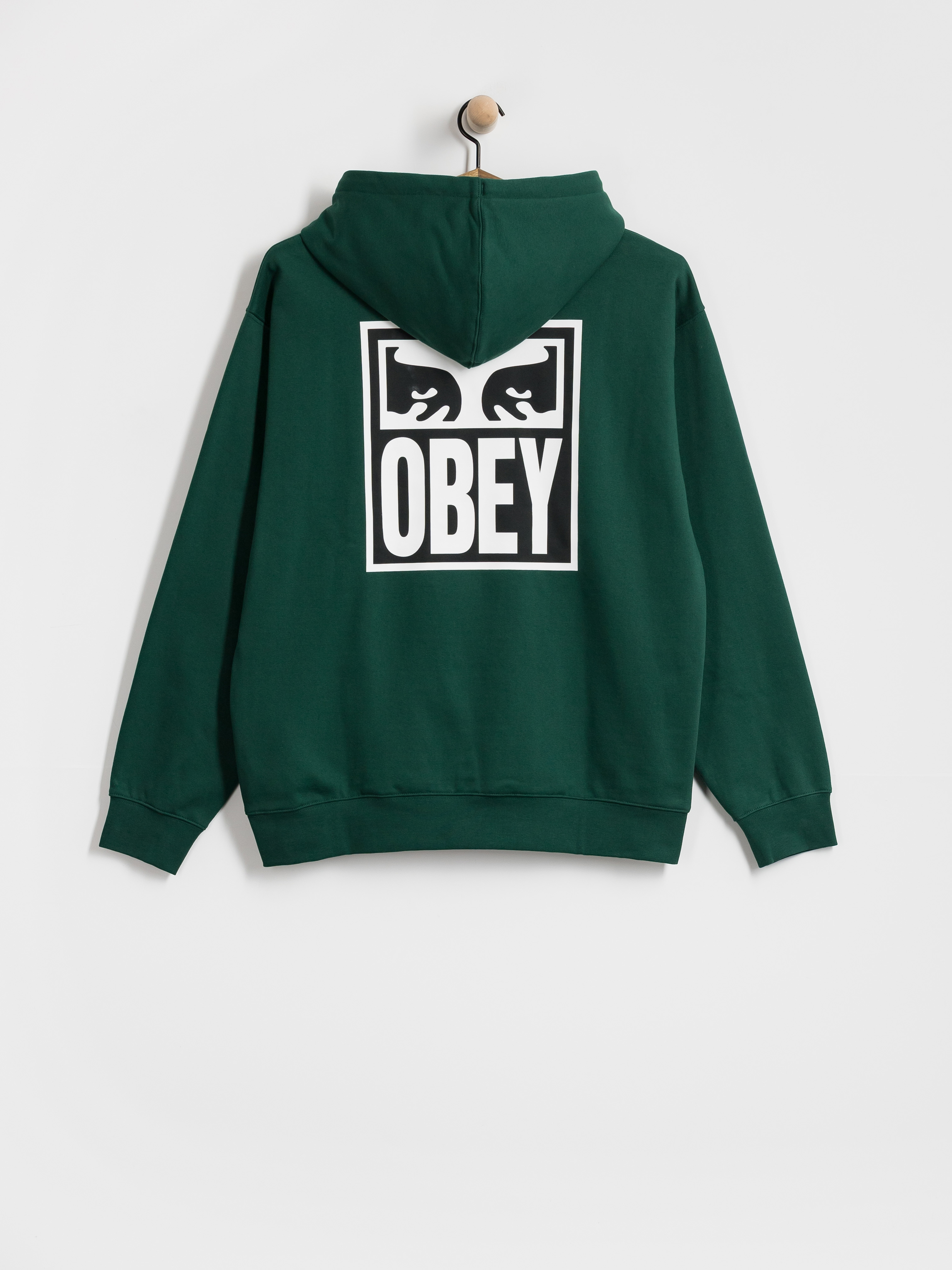 Mikina s kapucí OBEY Eyes Icon HD (rainforest)