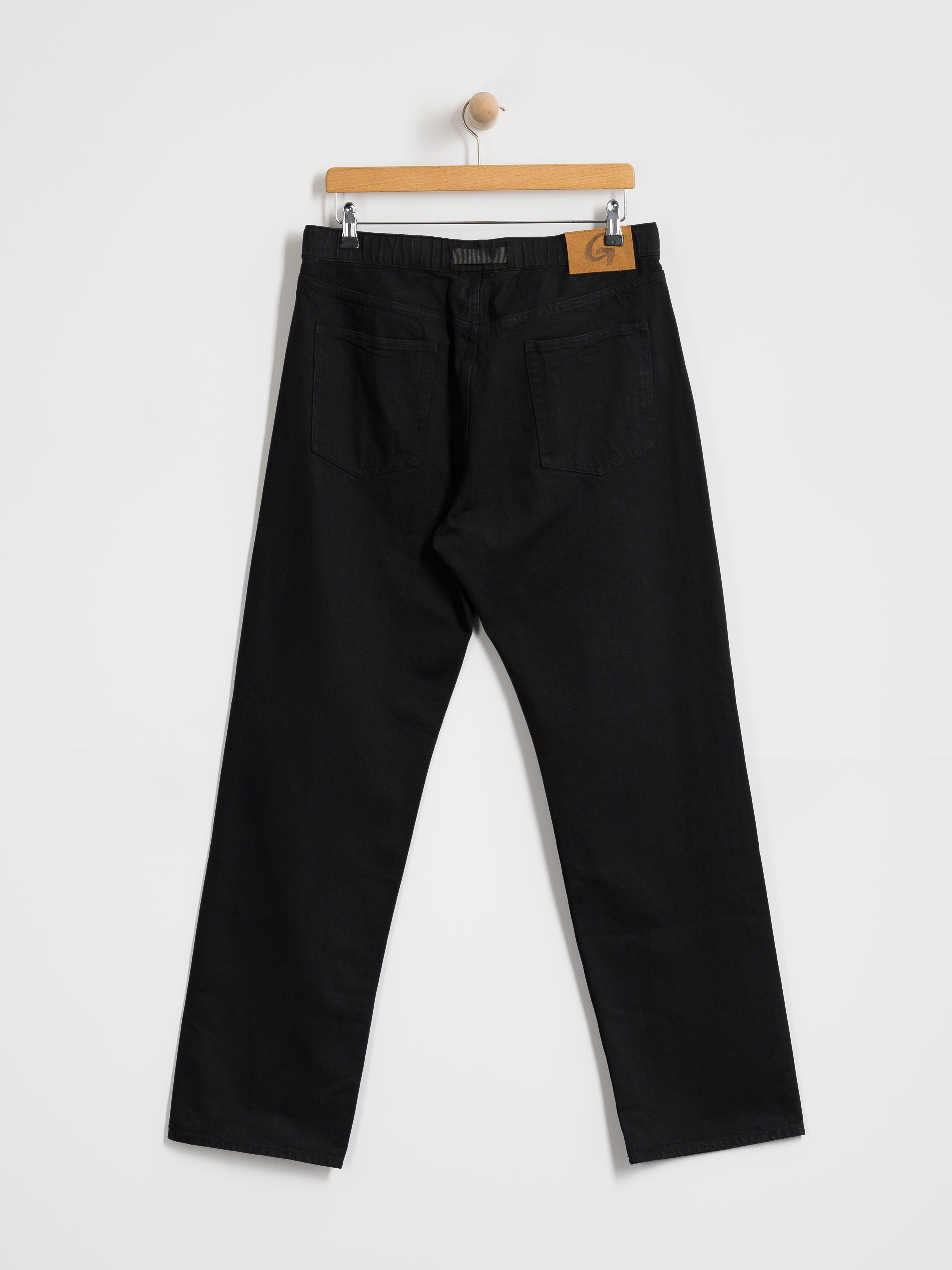 Kalhoty Gramicci Japanese 5 Pocket Denim (true black)