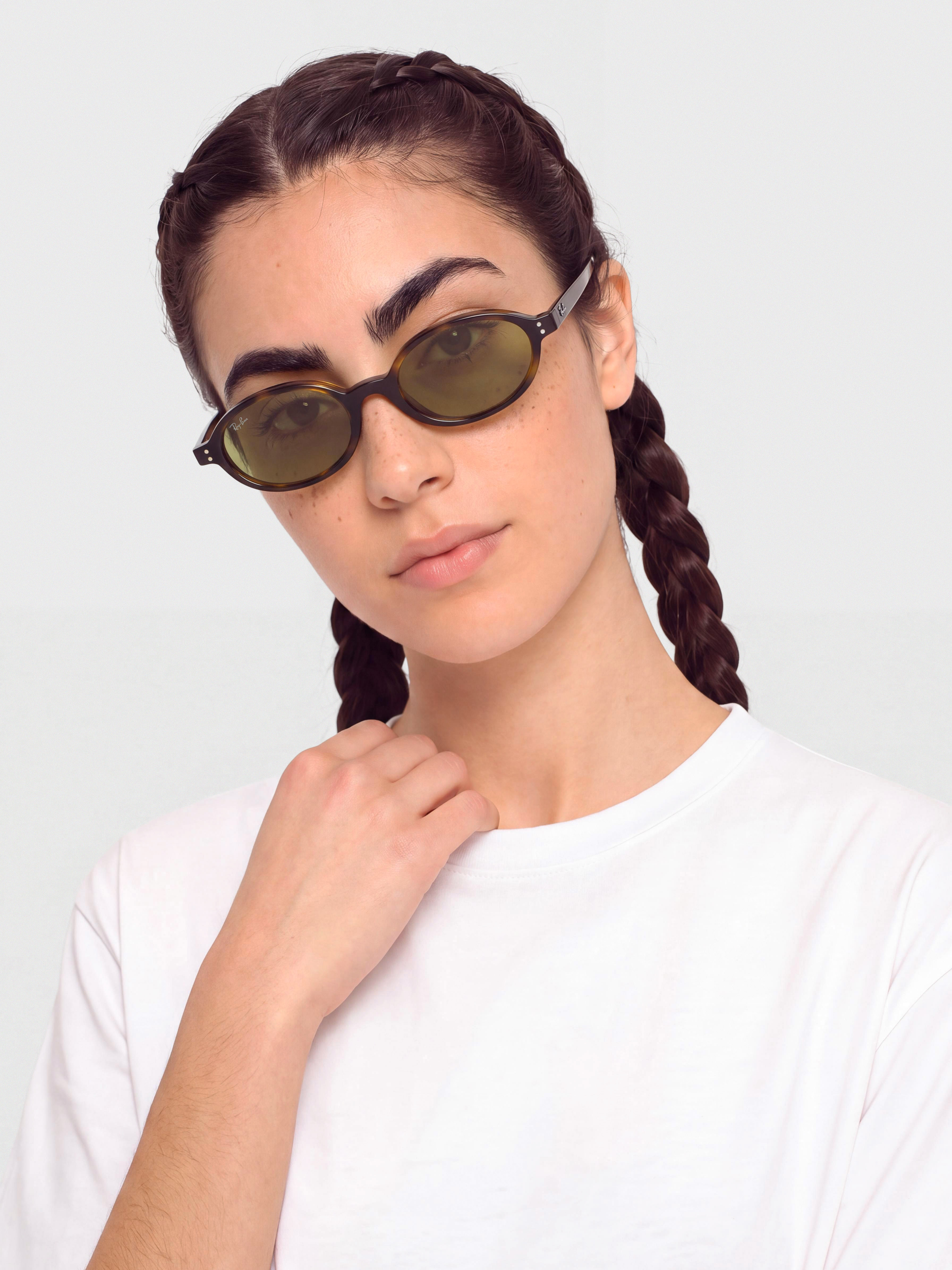Sluneční brýle Ray-Ban Khal (polerowany havana/zielony)