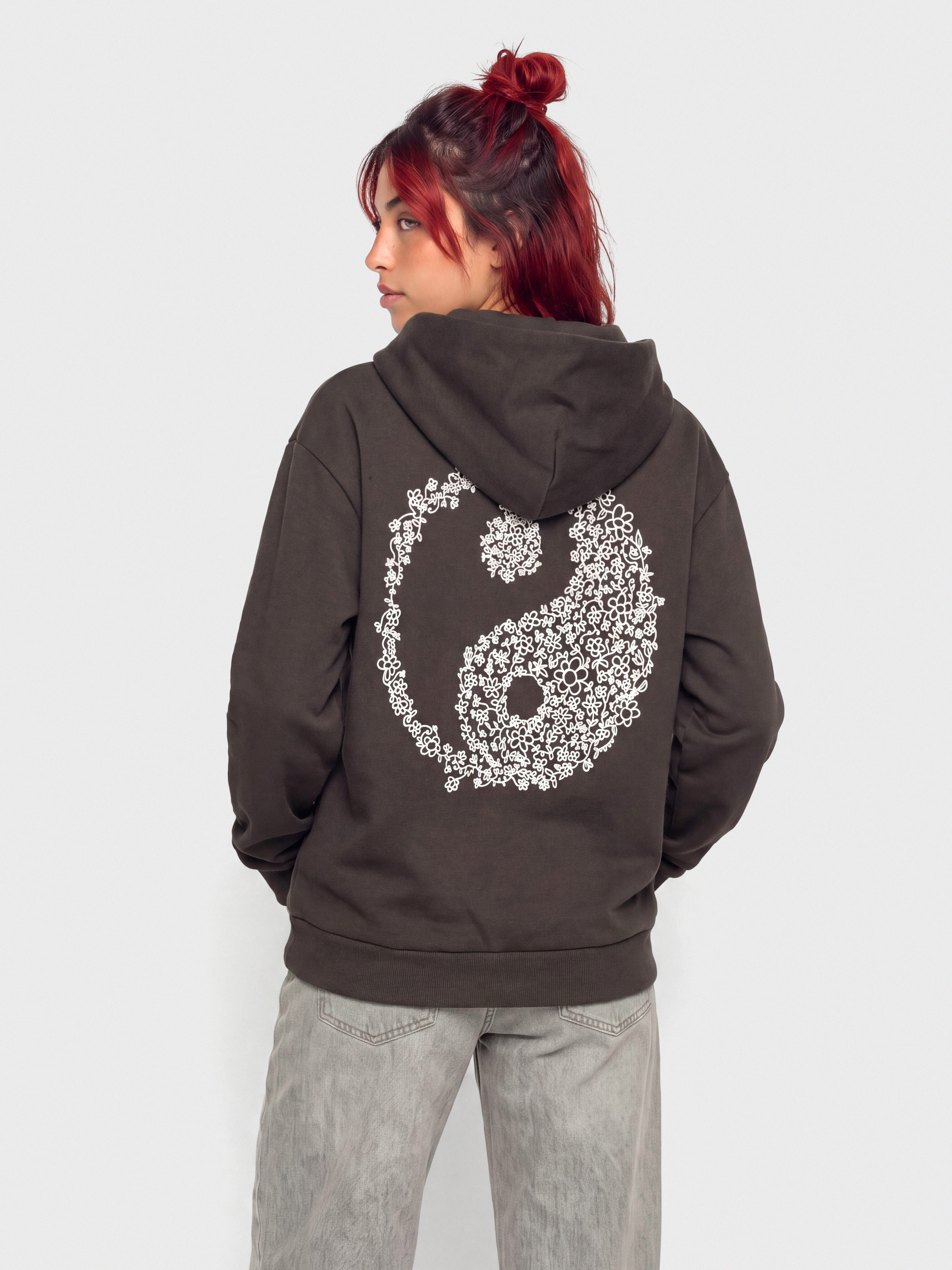 Mikina s kapucí Vans Yin And Yang HD Wmn