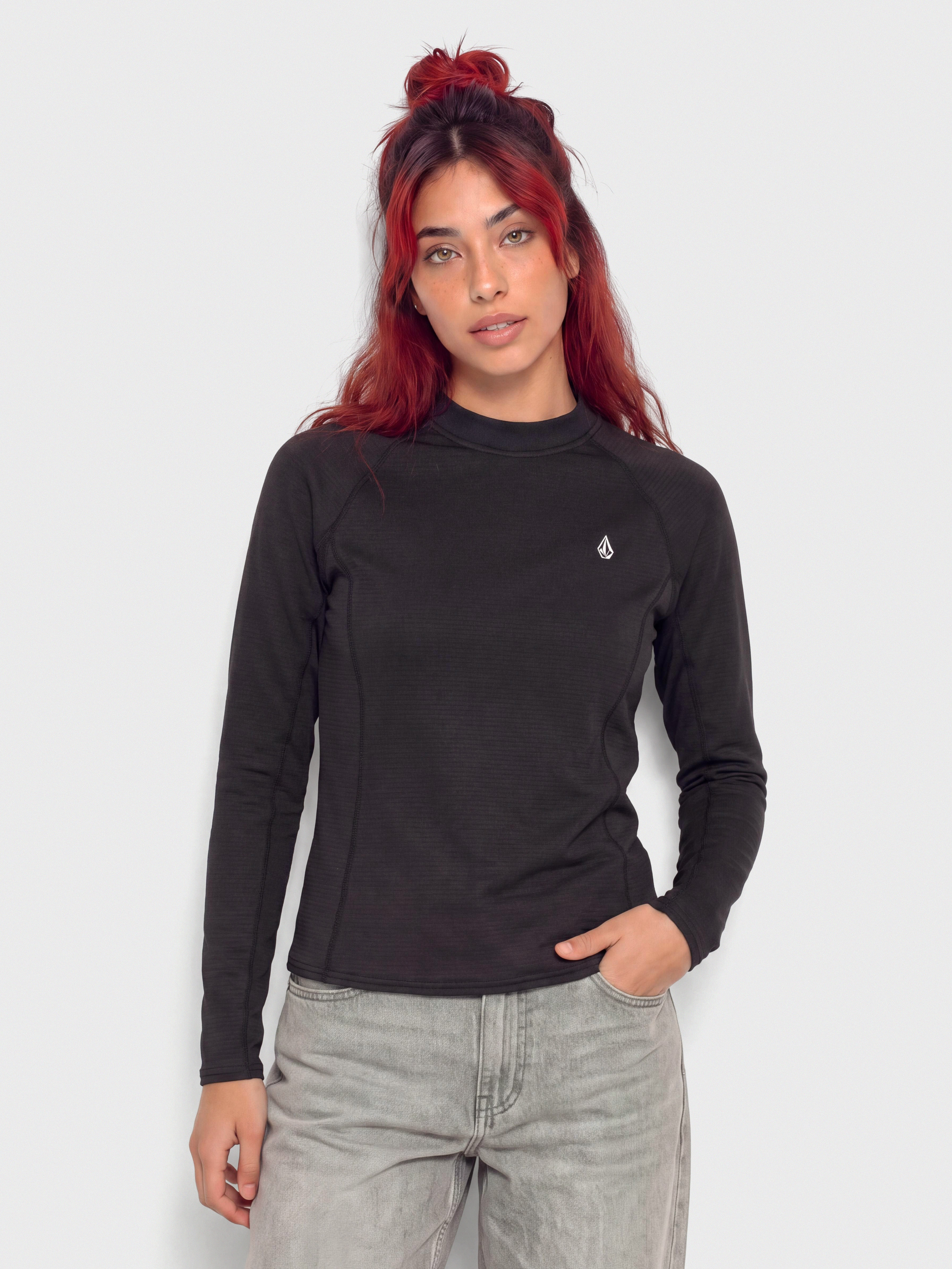 Mikina Volcom Gridlock Wmn (black)
