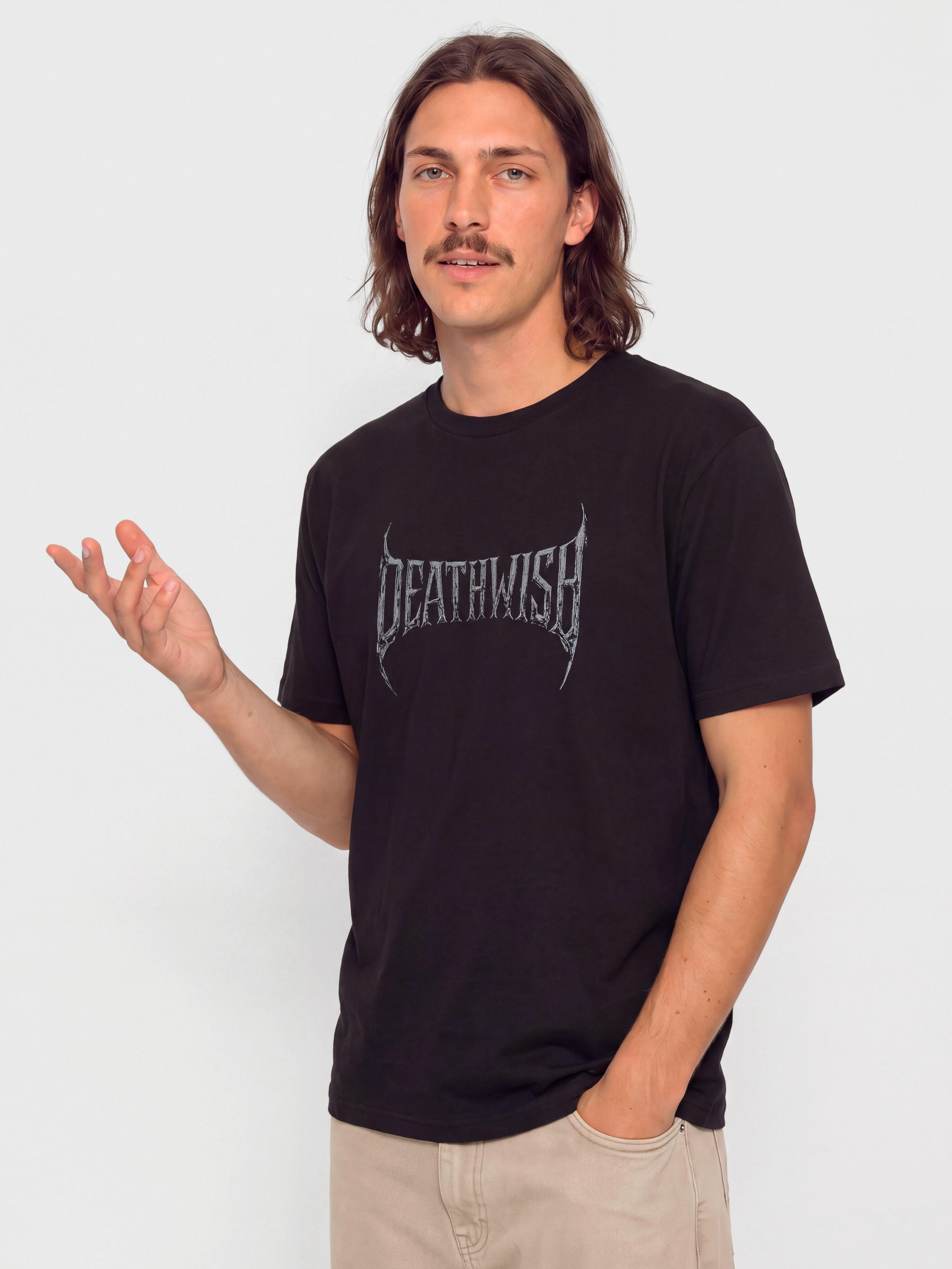 Tričko Deathwish Fangs (black)