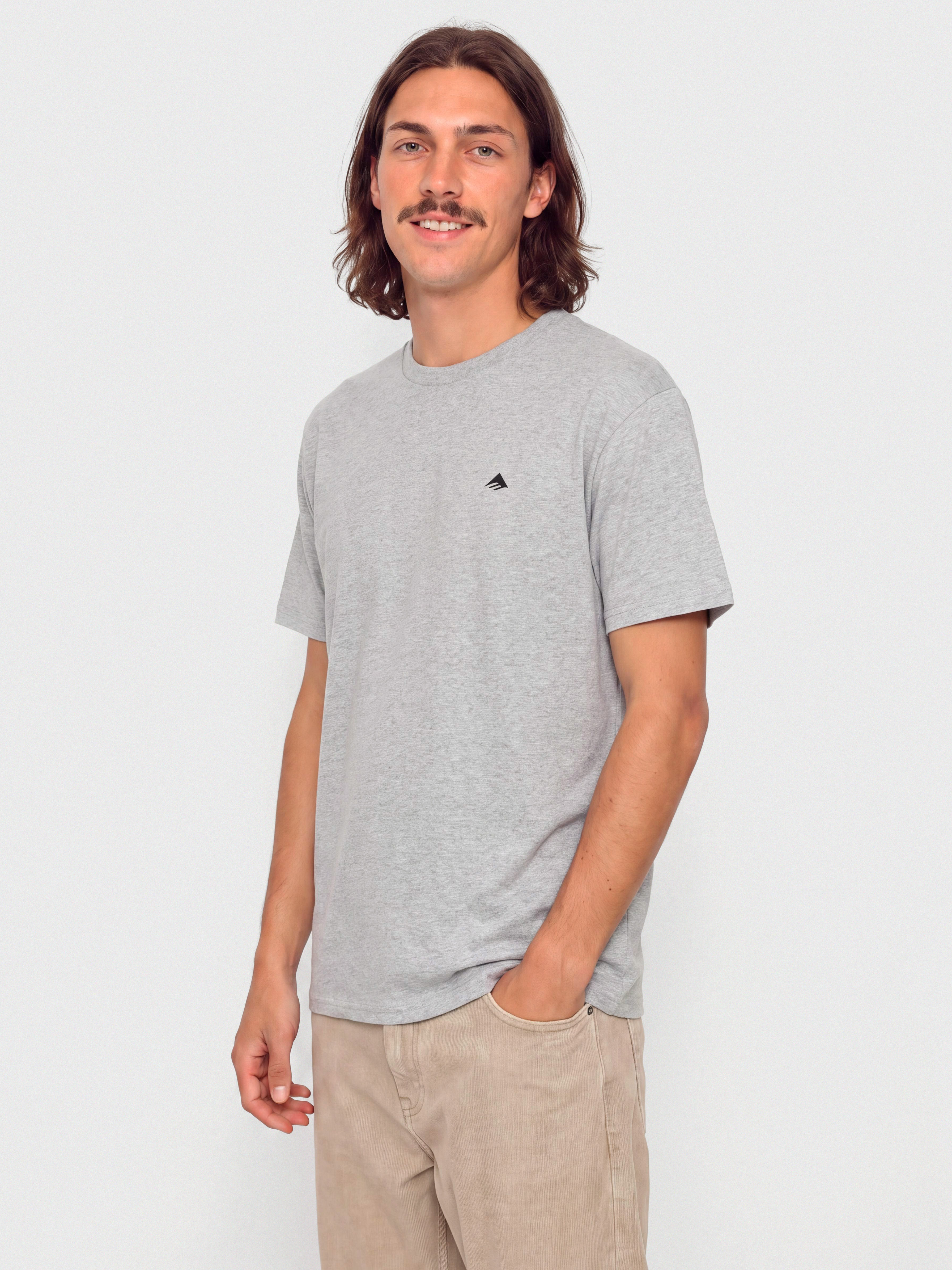 Tričko Emerica Justified Triangle (grey/heather)