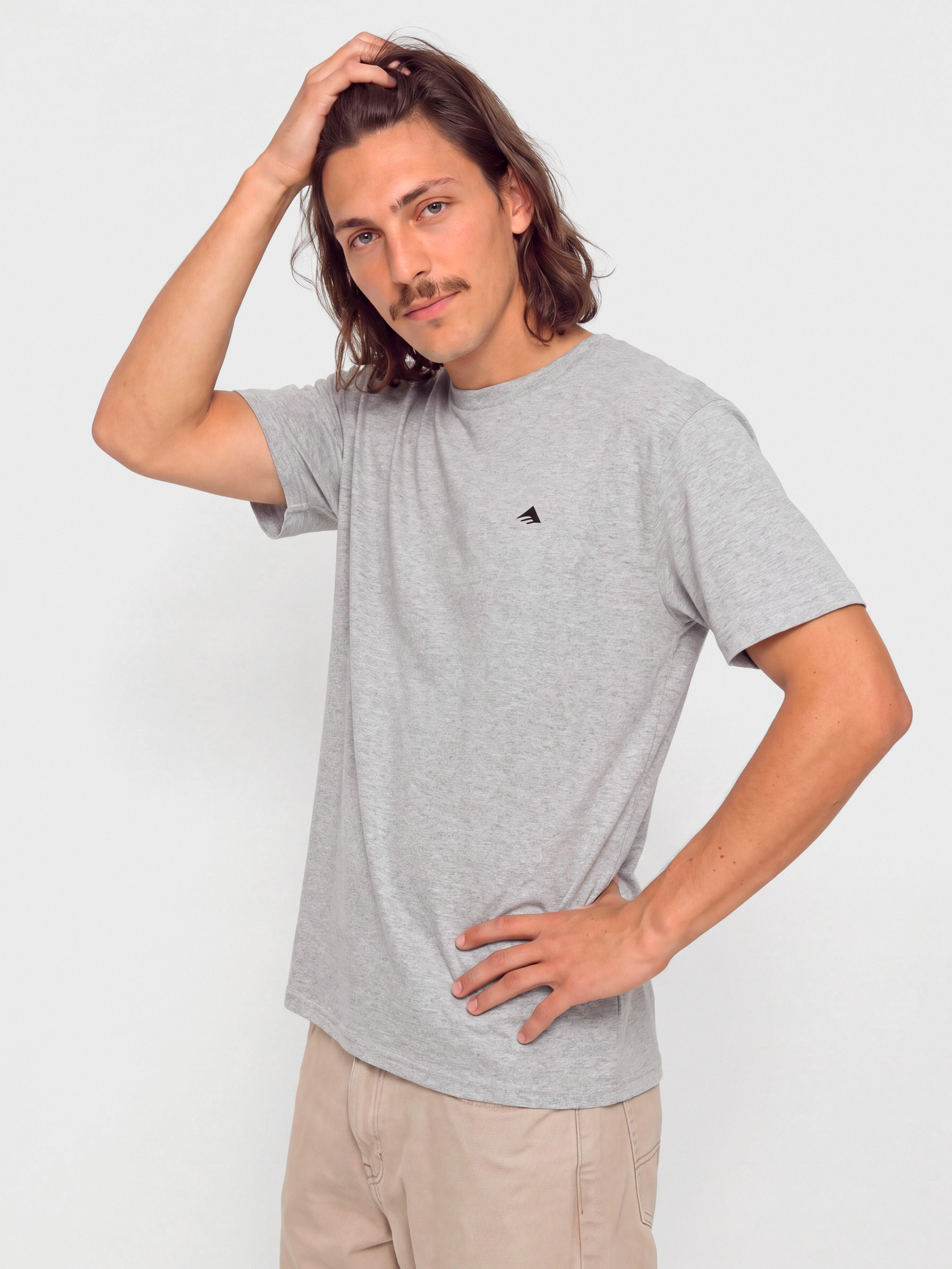 Tričko Emerica Justified Triangle (grey/heather)