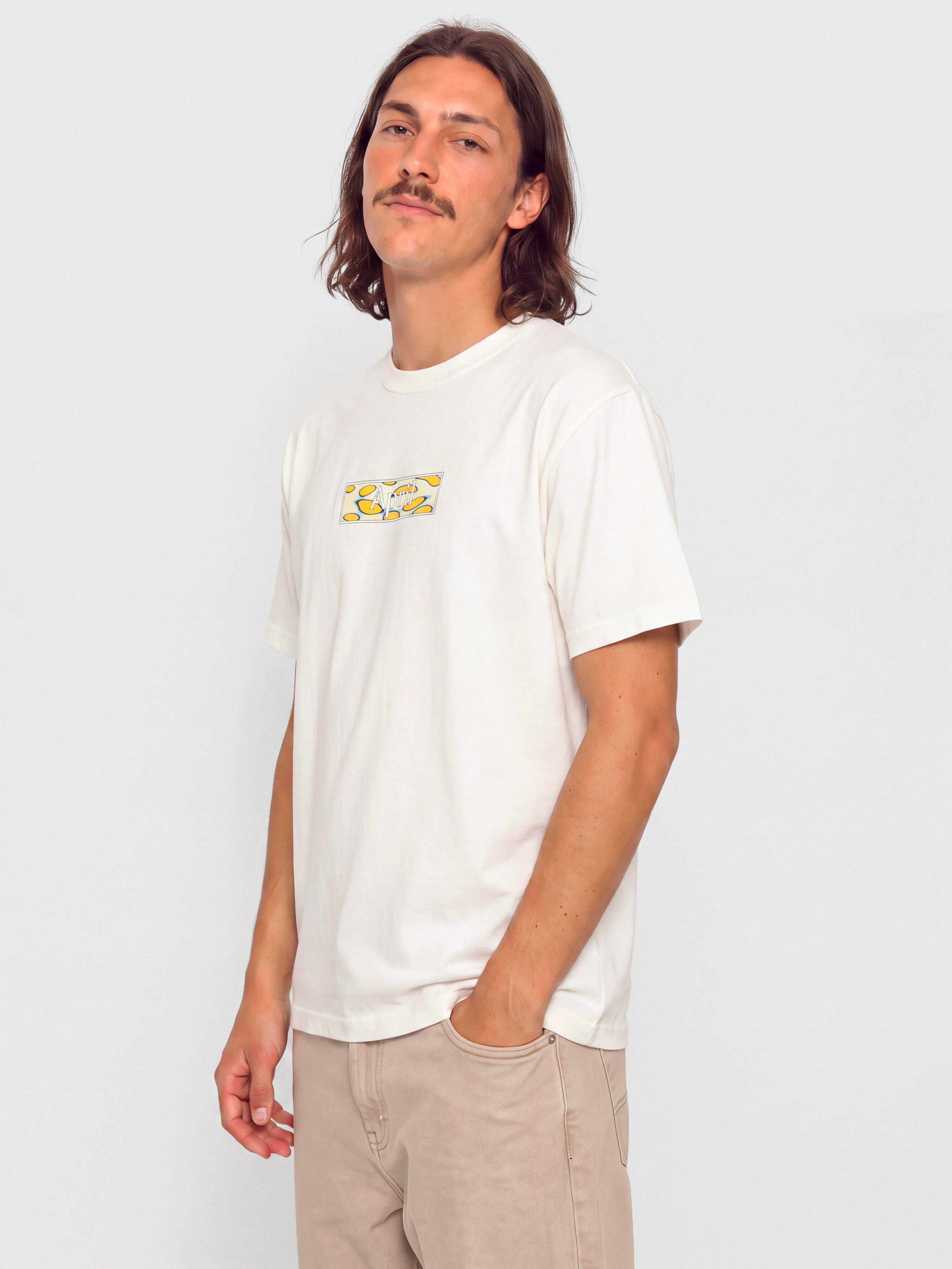 Tričko April Skateboards Cells (white)