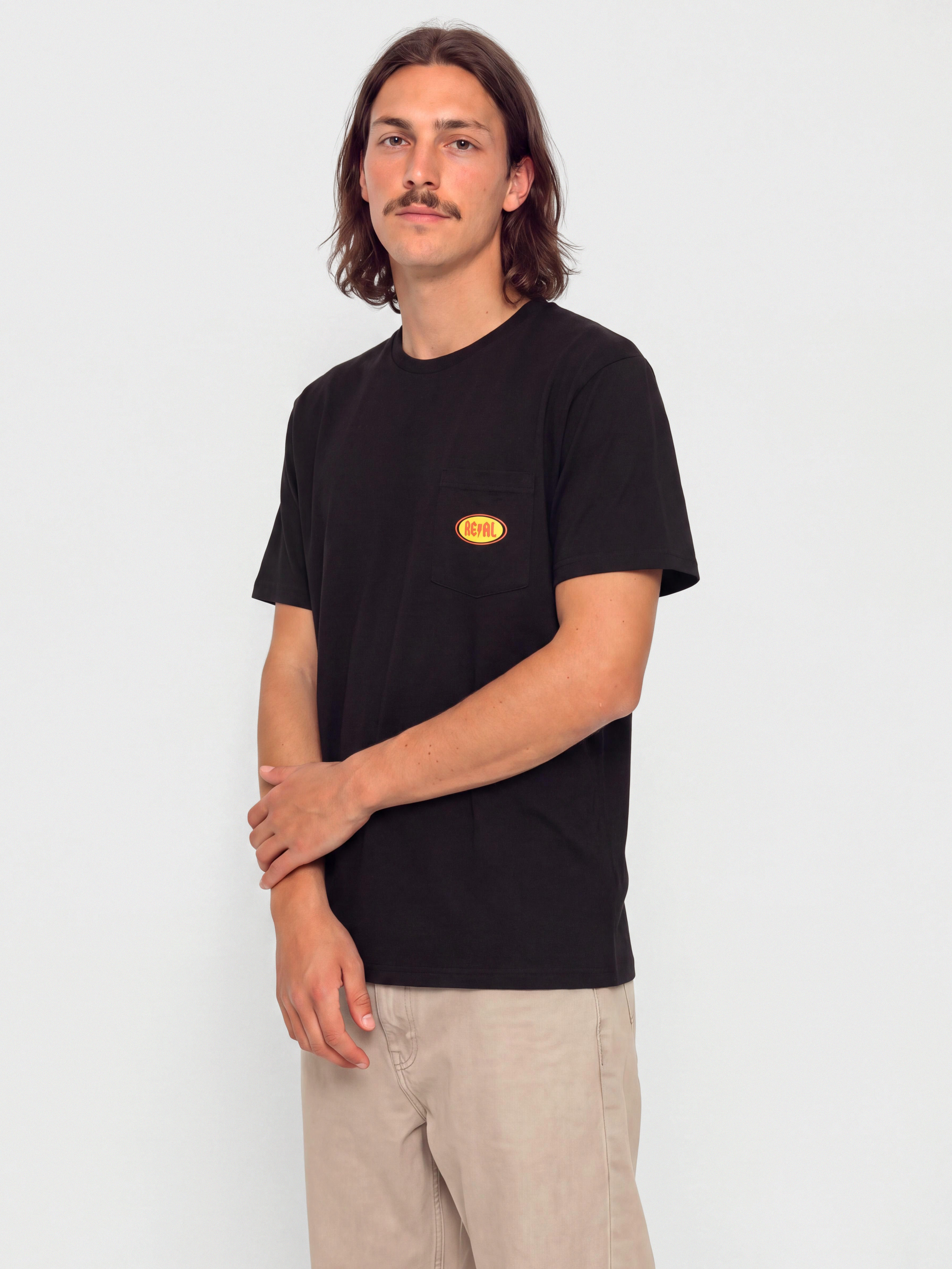 Tričko Real Deeds Oval (black)