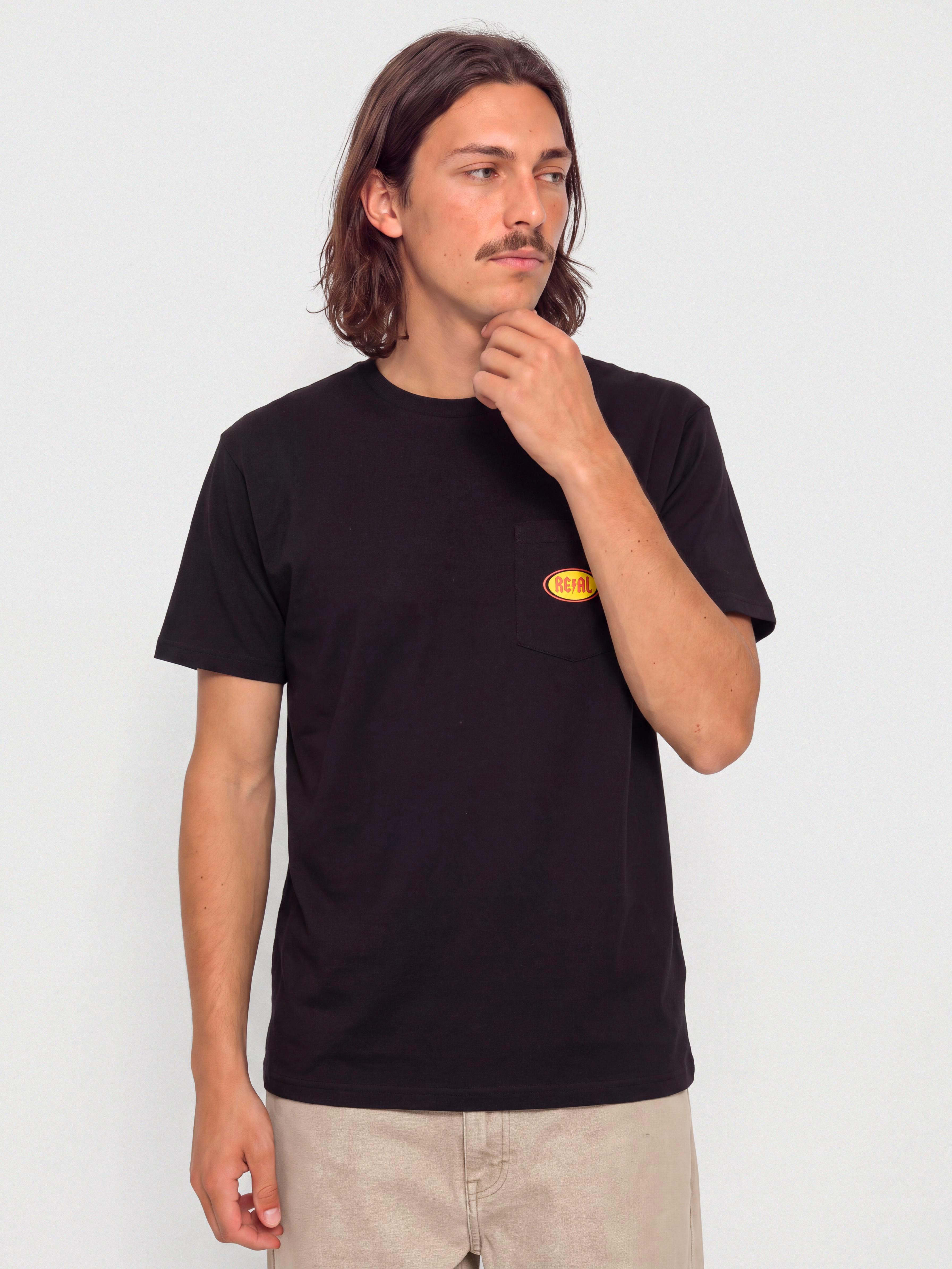 Tričko Real Deeds Oval (black)