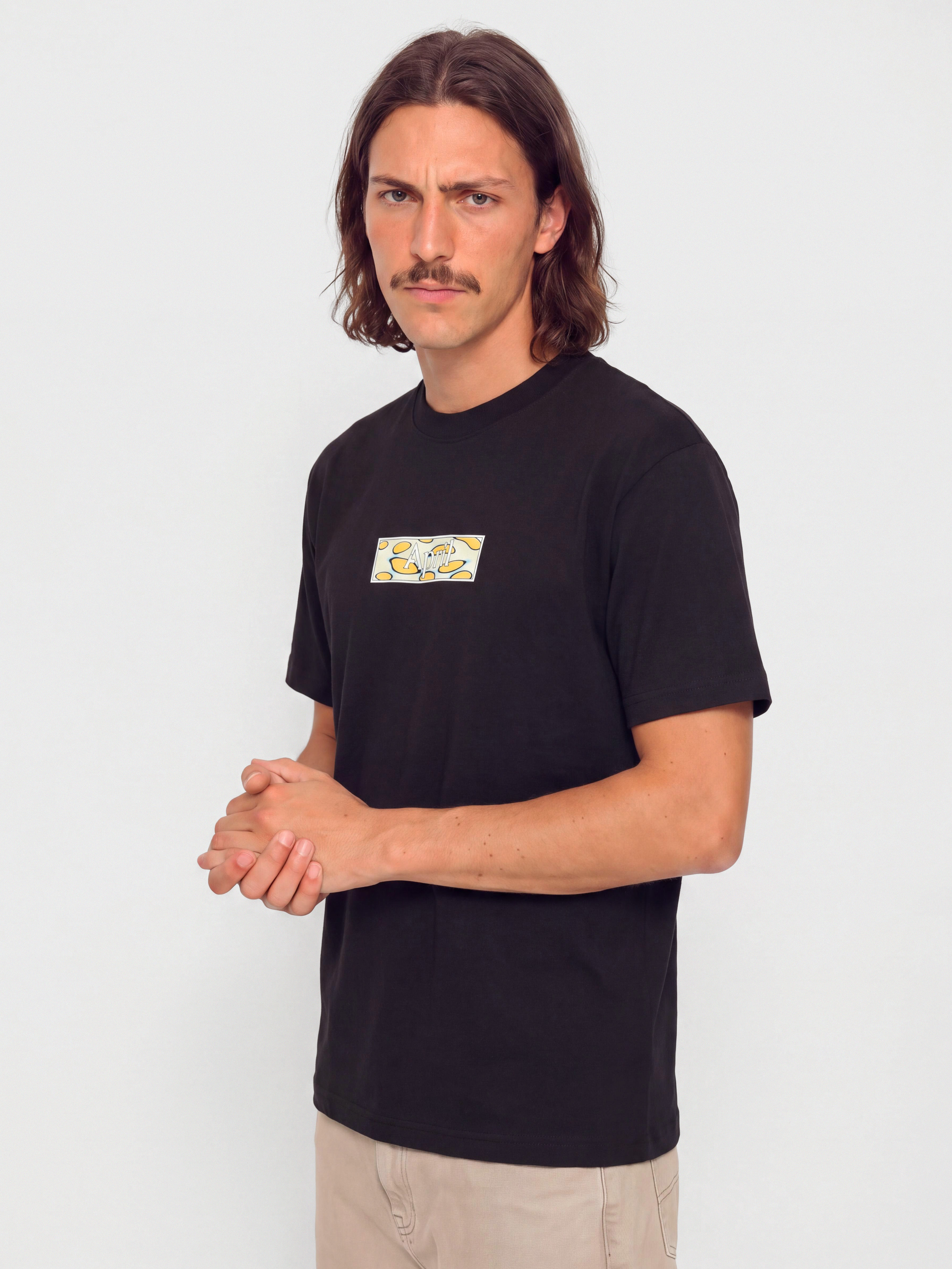 Tričko April Skateboards Cells (black)